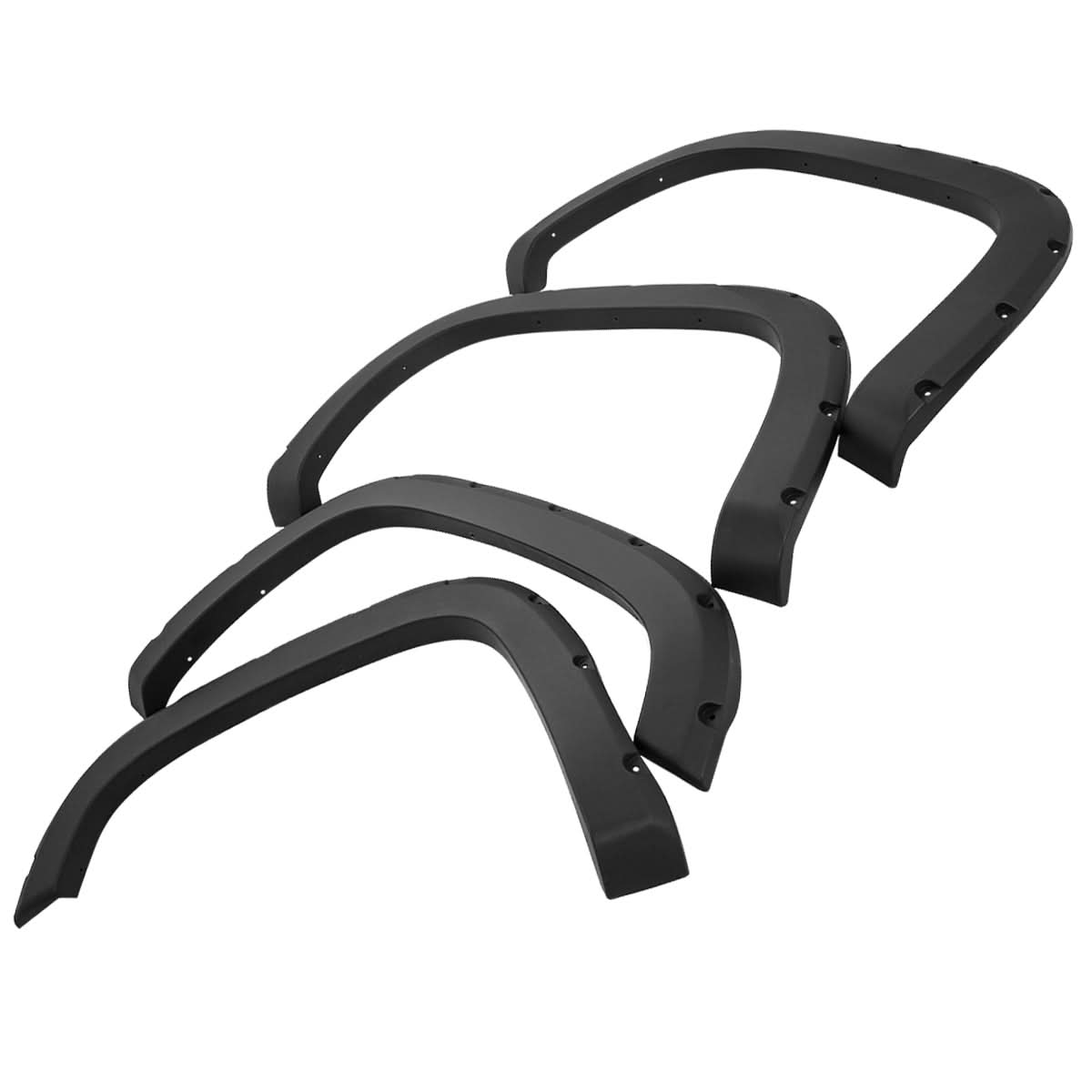 2007-2013 GMC Sierra 1500 Tidal Style Fender Flares 4PC Pocket Rivet