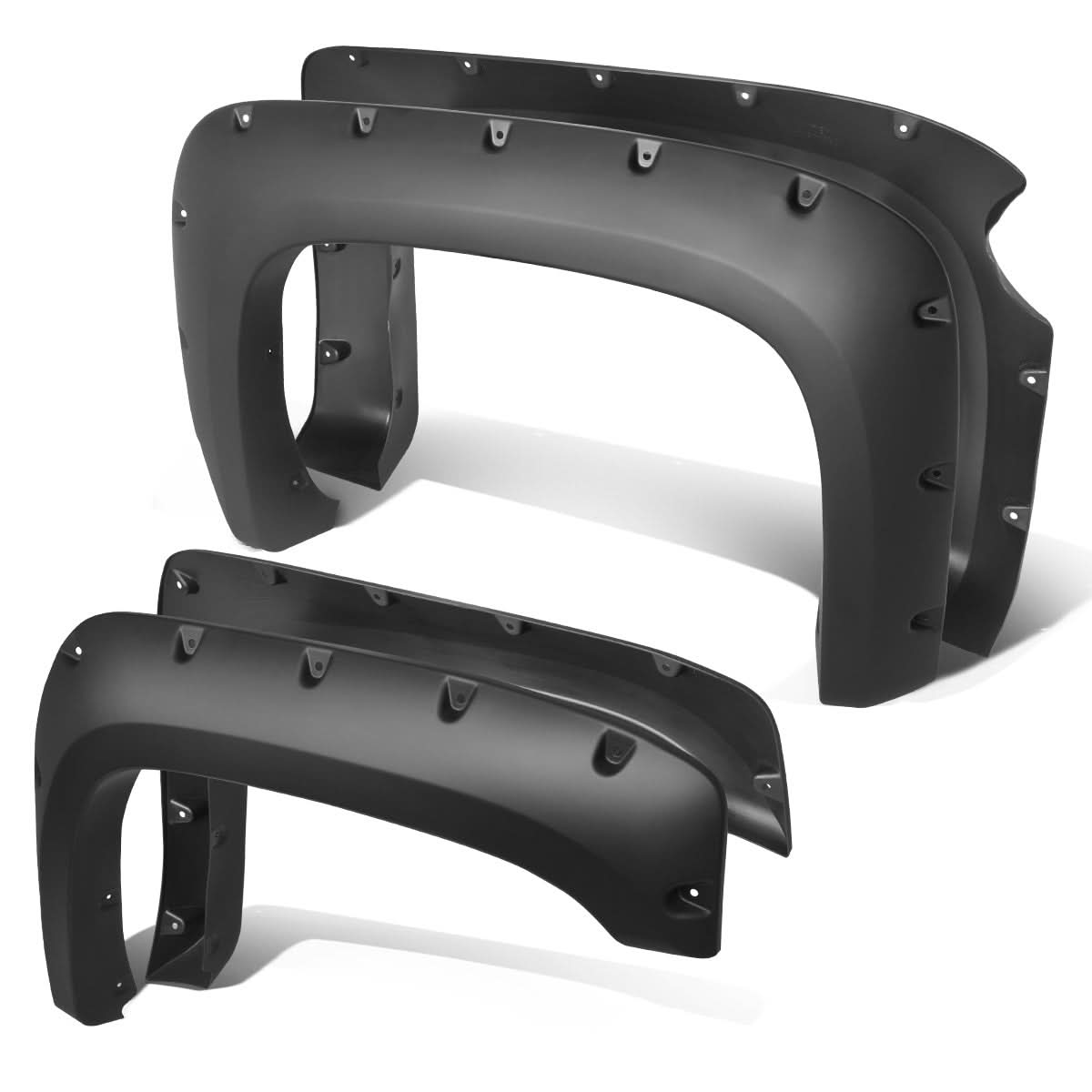 2007-2013 Chevrolet Silverado 1500 Pocket-Riveted Style Wheel Flares