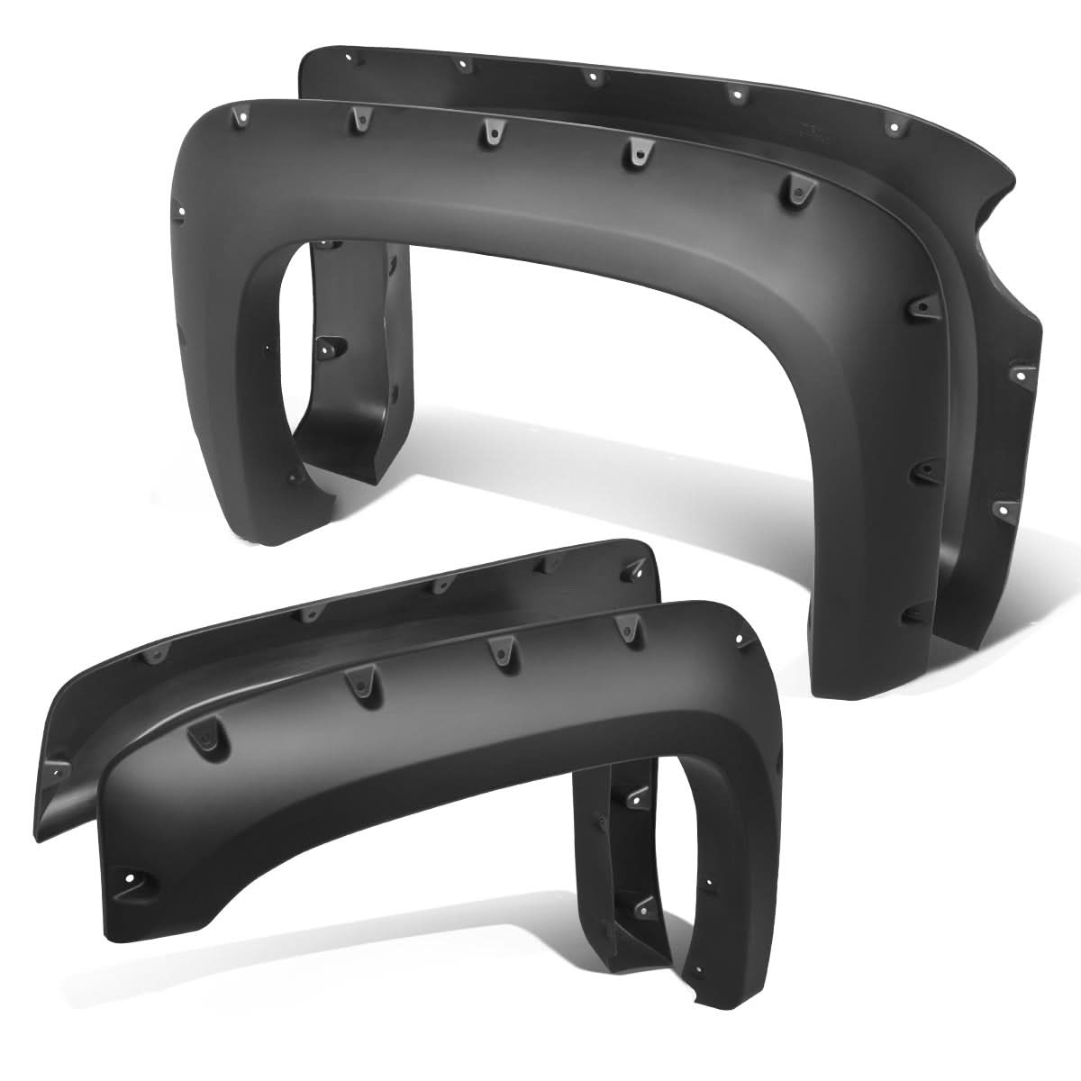 2007-2013 Chevrolet Silverado 1500 Pocket-Riveted Style Wheel Flares