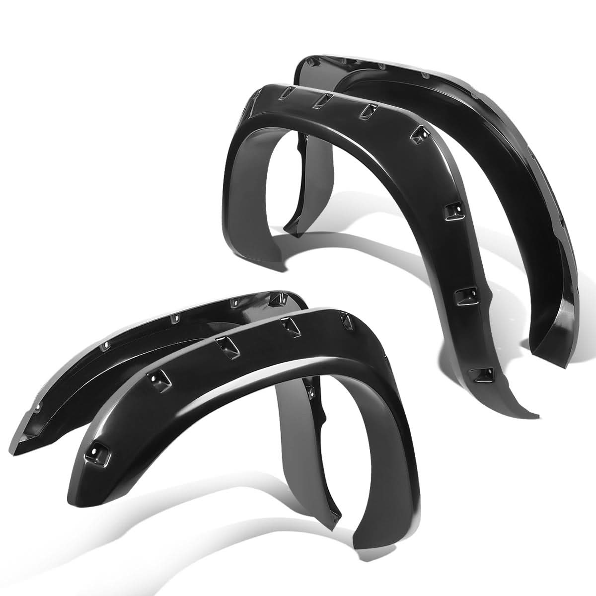 02-08 Dodge Ram 1500 / 03-09 Ram 2500 3500 Pocket-Riveted Wheel Flares