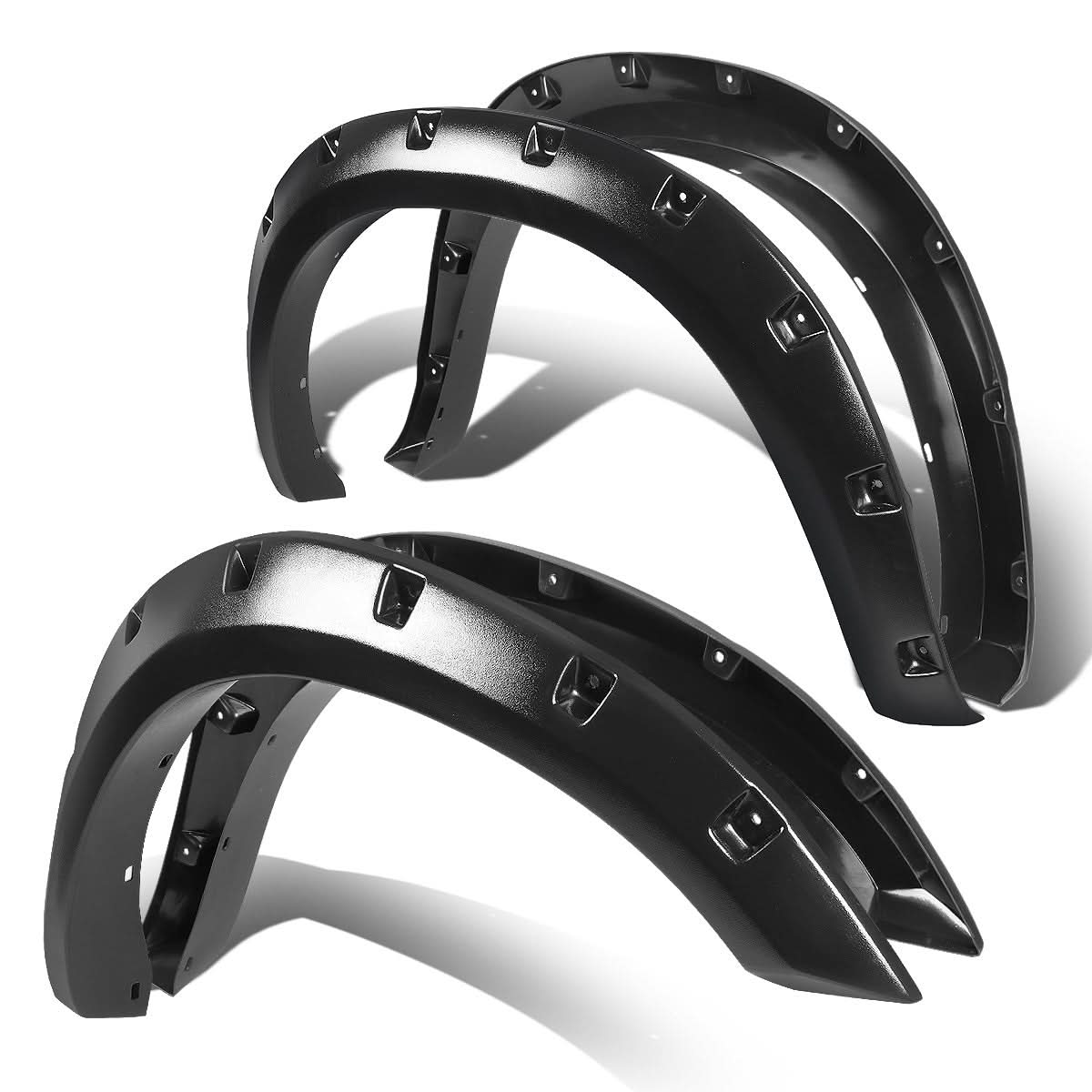 09-17 Dodge Ram 1500 Pocket-Riveted Style Wheel Flares - Textured