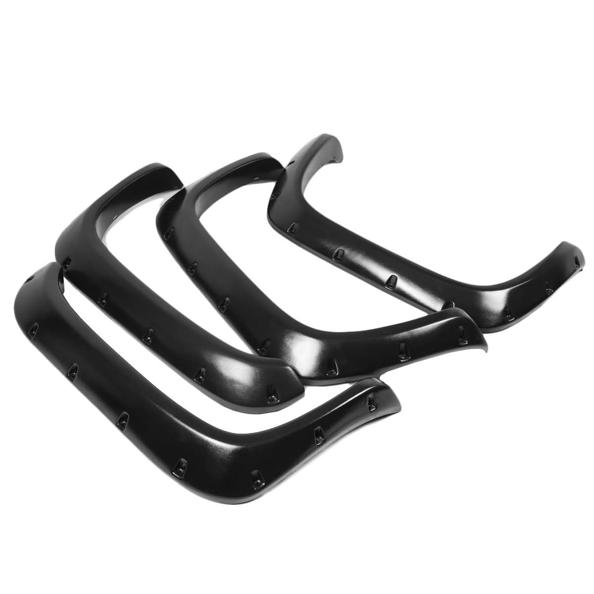 94-02 Dodge Ram Pocket-Riveted Style Wheel Flares Textured Matte Black