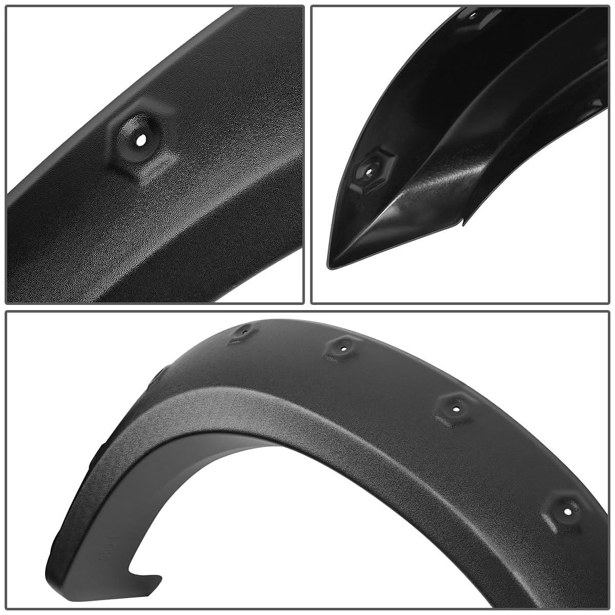 99-04 Ford F-150/F-250 Pocket-Riveted Style Wheel Flares - Textured