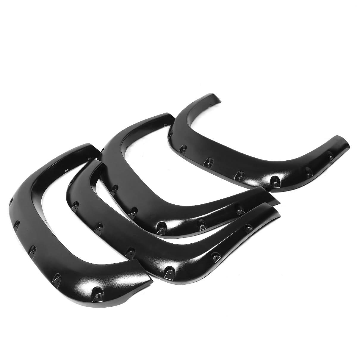 07-13 GMC Sierra 1500 Pocket-Riveted Style Wheel Flares Textured