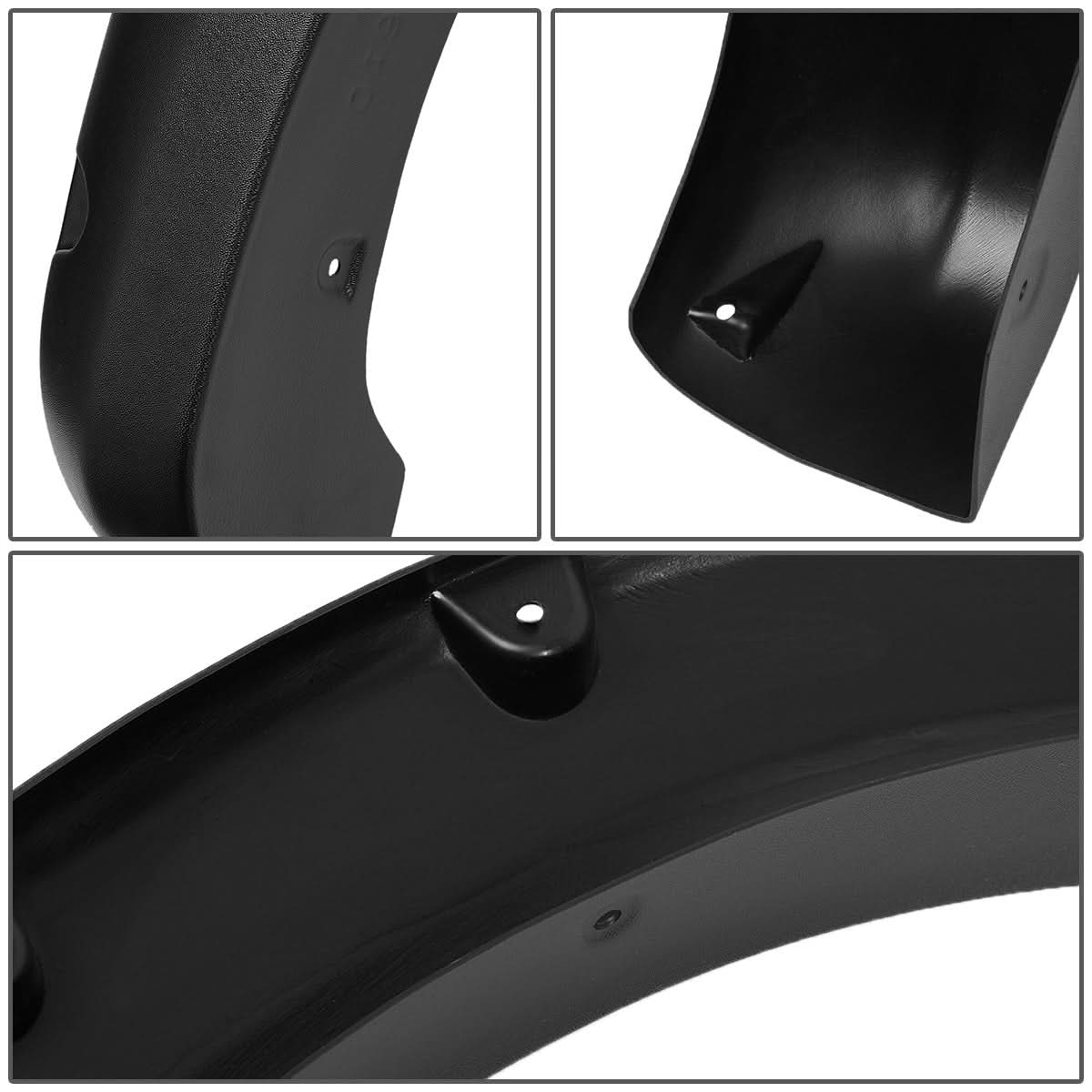 04-14 Nissan Titan Pocket-Riveted Style Wheel Flares - Textured Matte Black