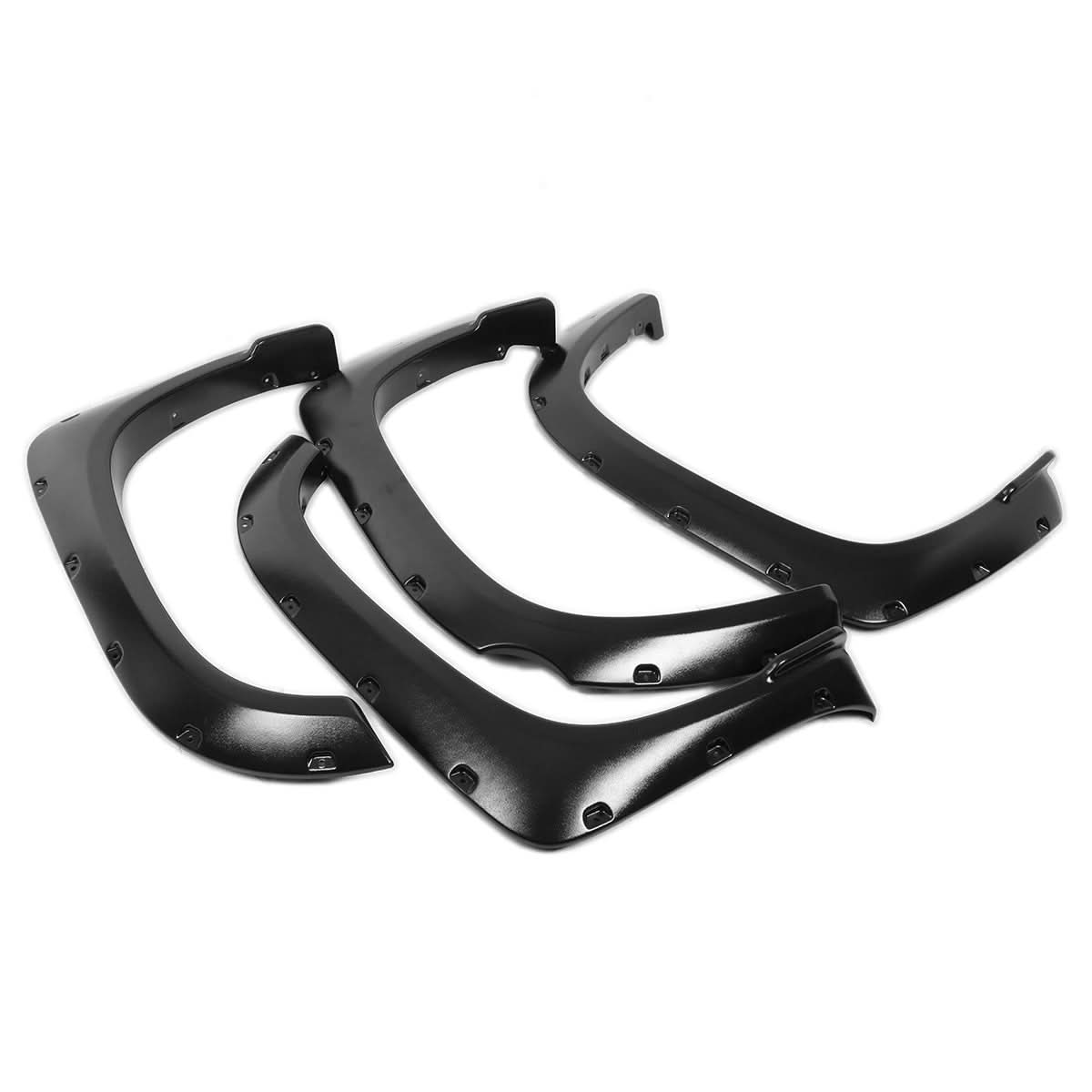 14-17 Toyota Tundra Pocket-Riveted Style Wheel Flares - Textured Black