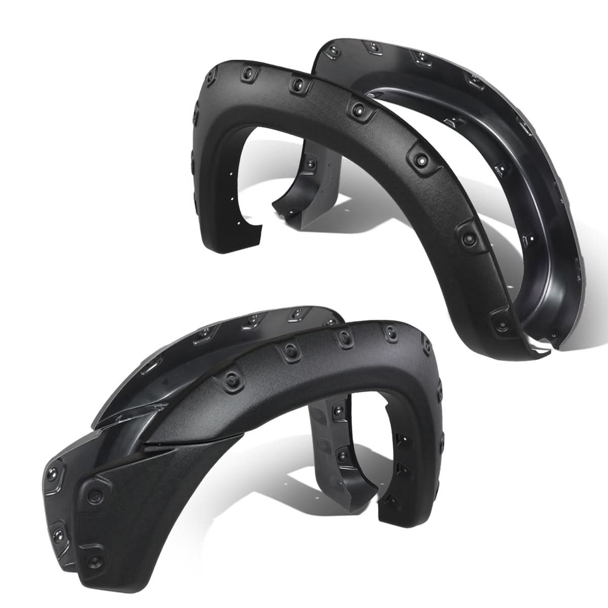 2012-2015 Toyota Tacoma Textured Wheel Flares - Matte Black