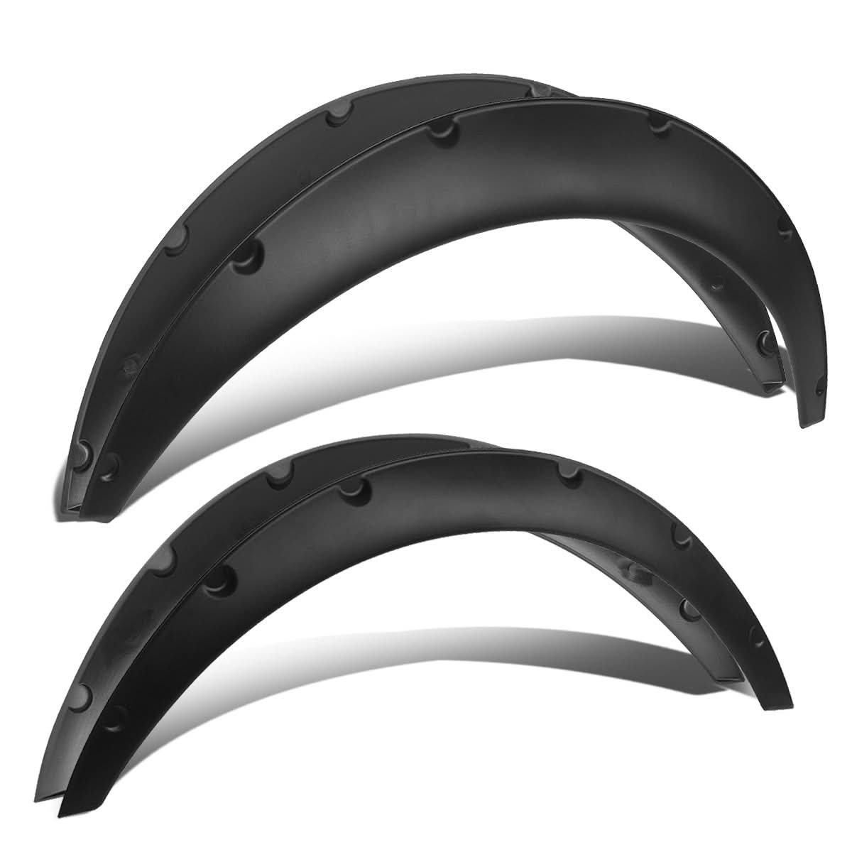 Universal Textured Matte Black Wheel Flares