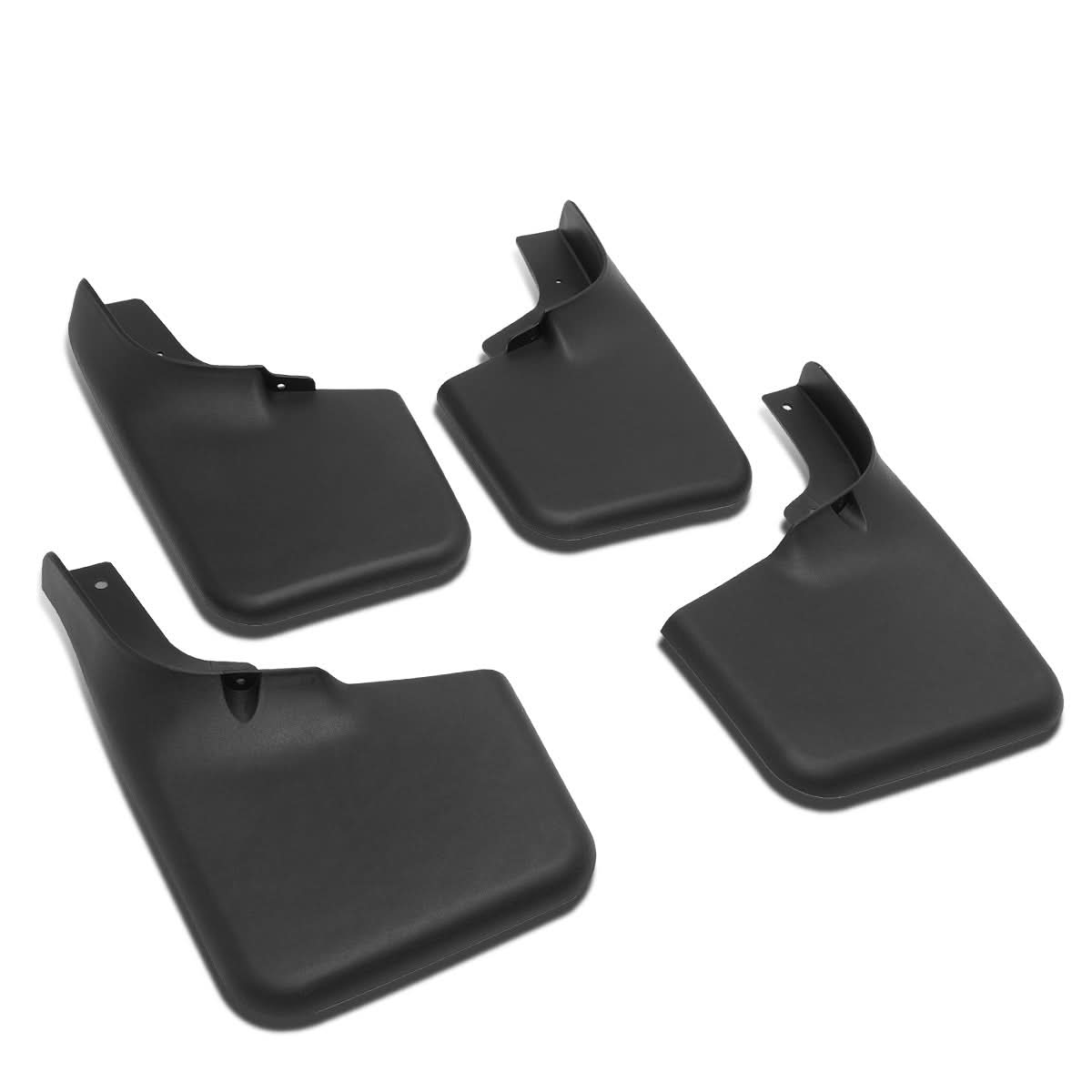 04-14 Ford F-150 Mud Guard Flaps 4pc Set Matte Black