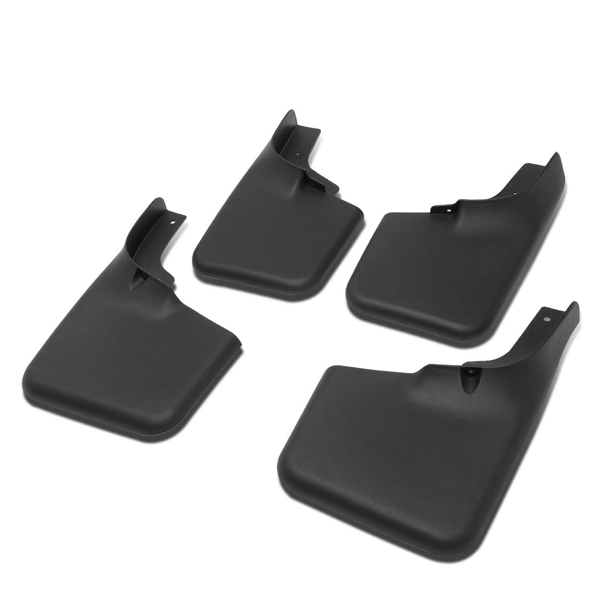 04-14 Ford F-150 Mud Guard Flaps 4pc Set Matte Black
