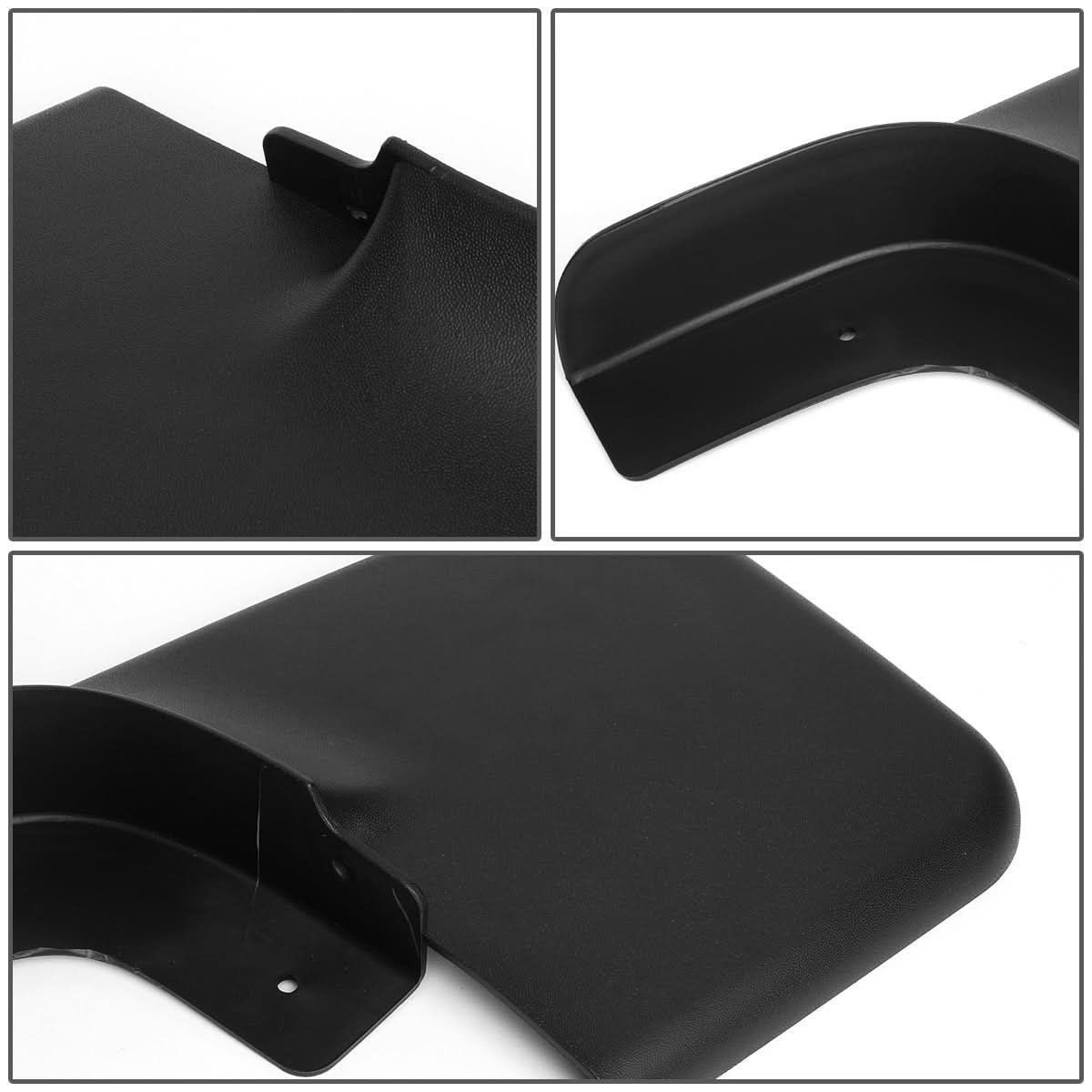 04-14 Ford F-150 Mud Guard Flaps 4pc Set Matte Black