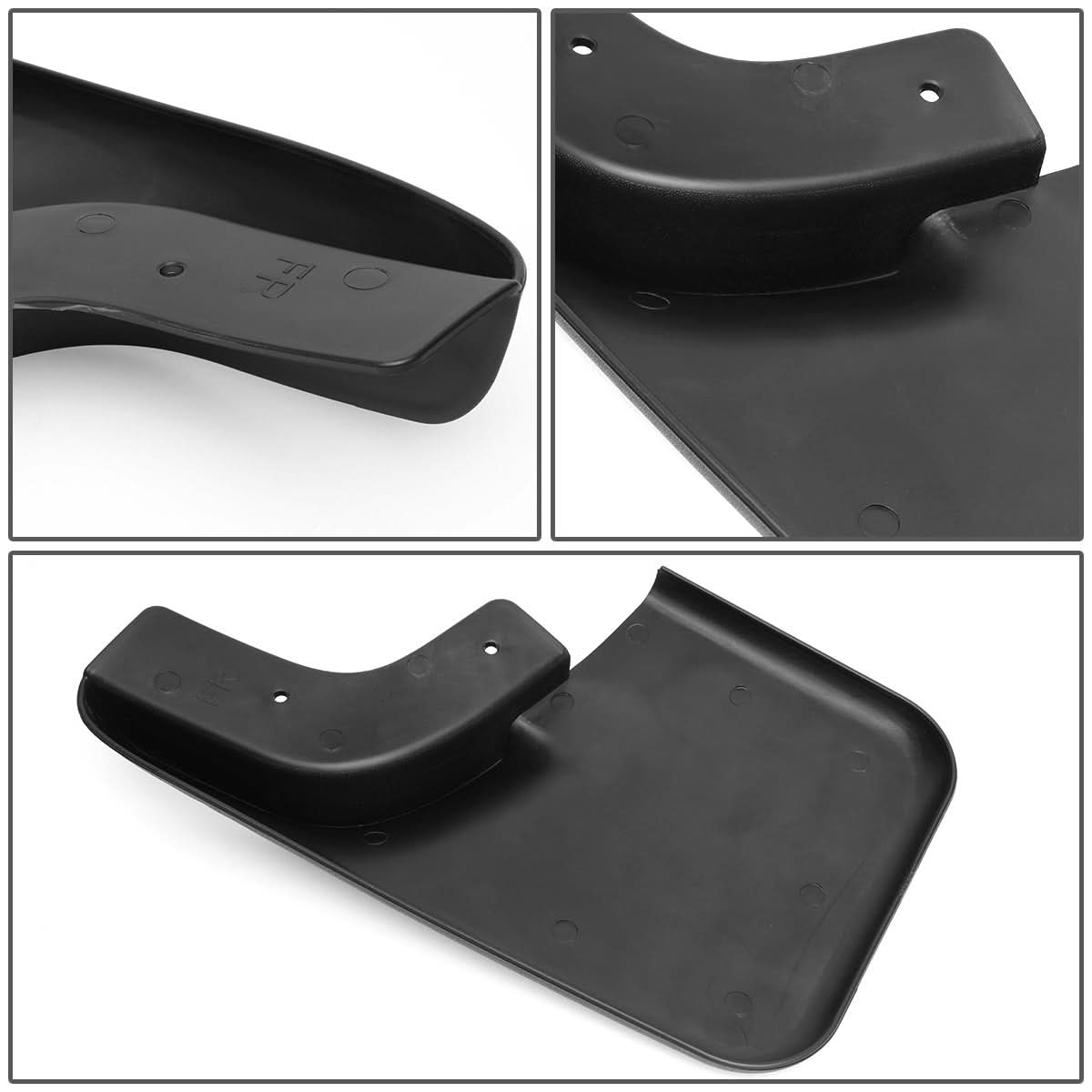 04-14 Ford F-150 Mud Guard Flaps 4pc Set Matte Black