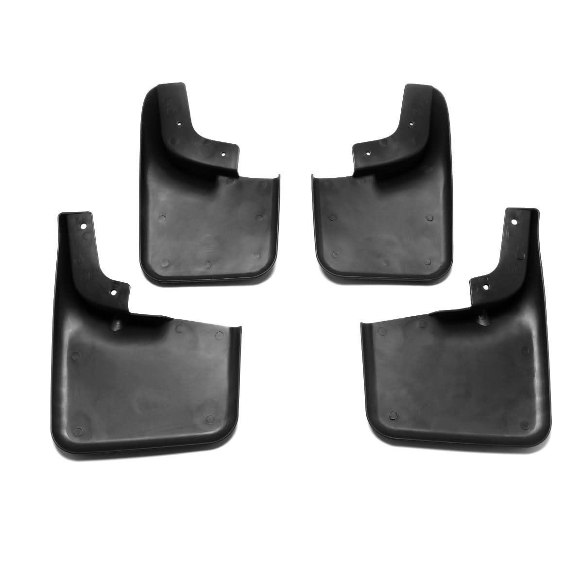 04-14 Ford F-150 Mud Guard Flaps 4pc Set Matte Black