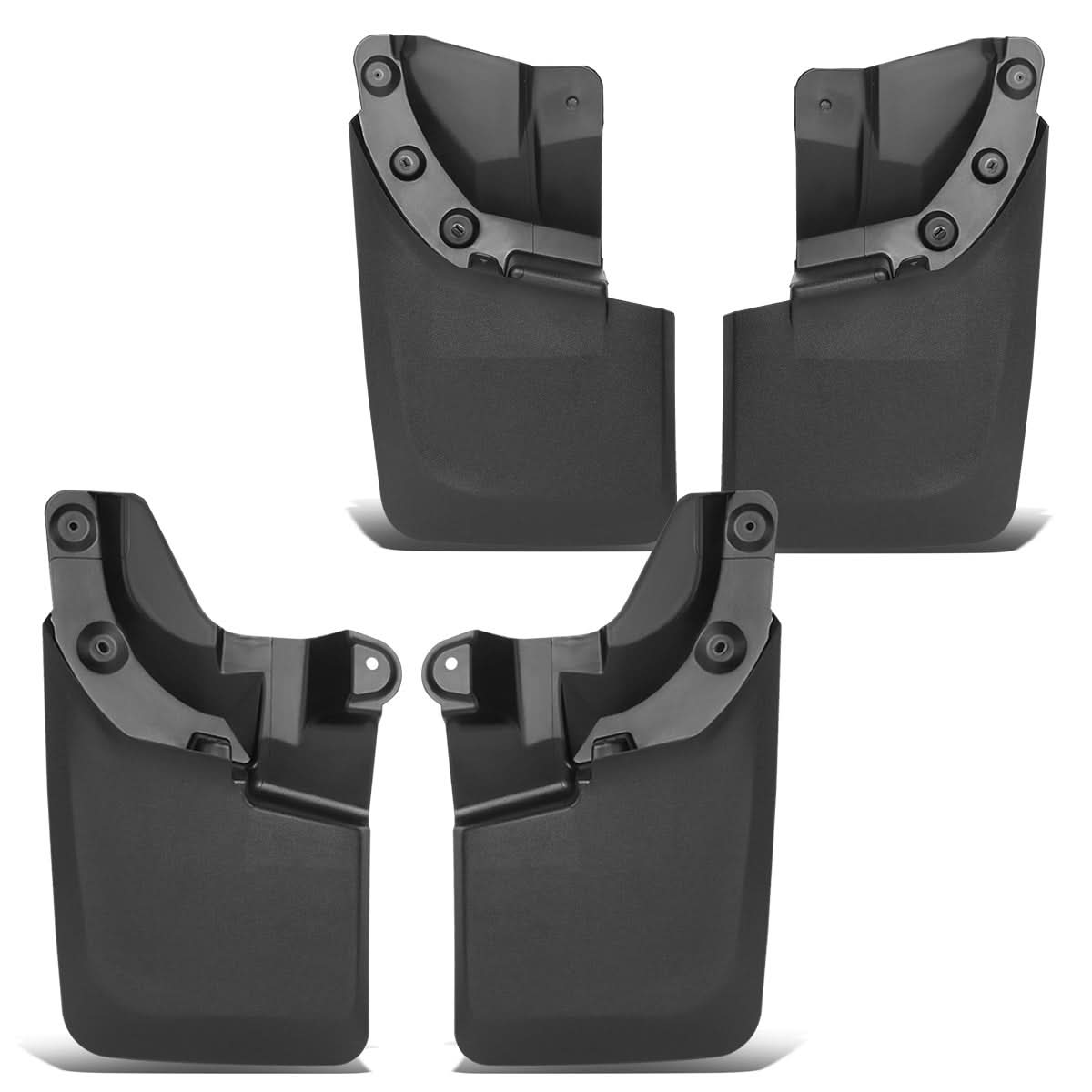 2016-2018 Toyota Tacoma Mud Guard Flaps 4PC Set - Matte Black