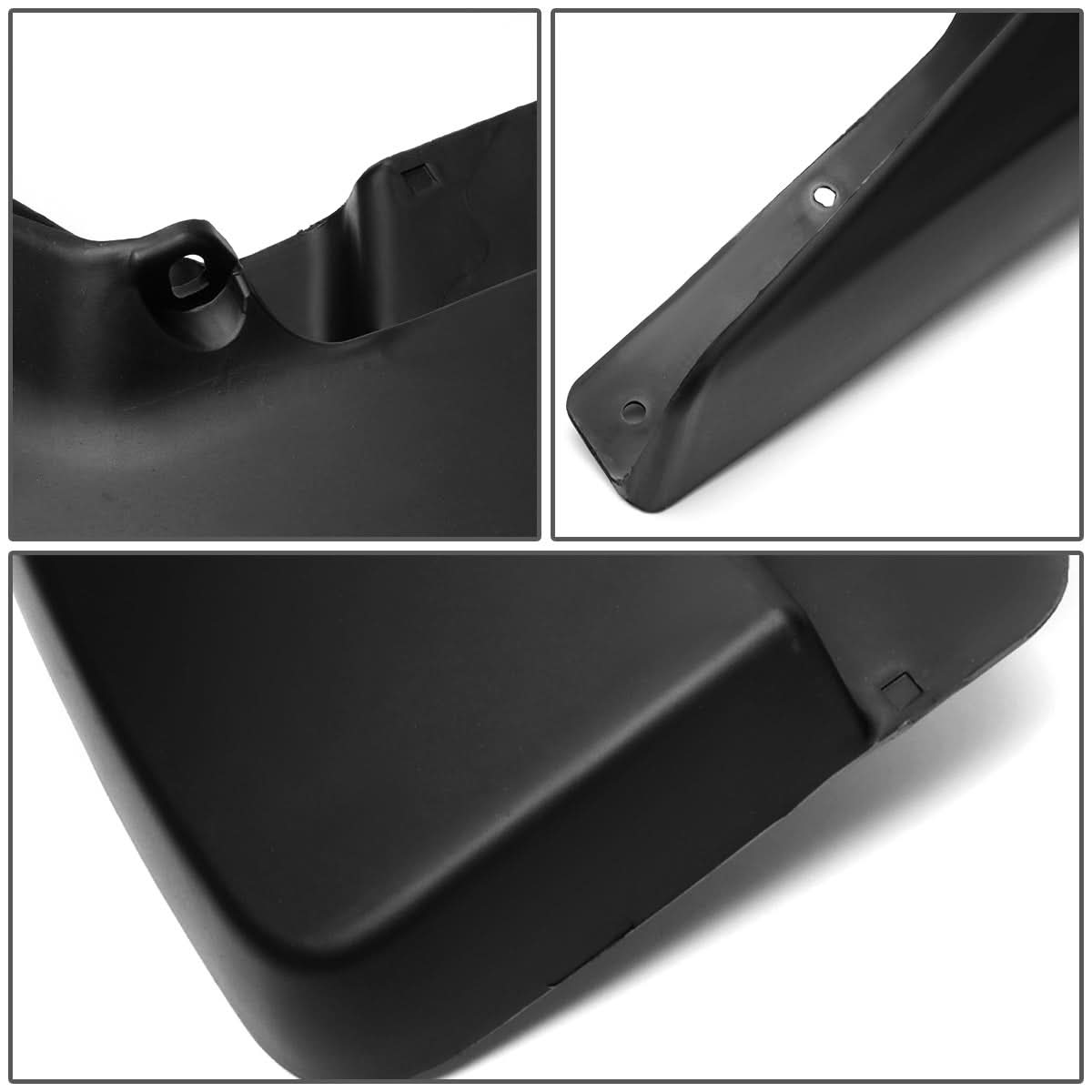 09-18 Dodge Ram 1500/2500/3500 Mud Guard Flaps 4pc Set - Matte Black