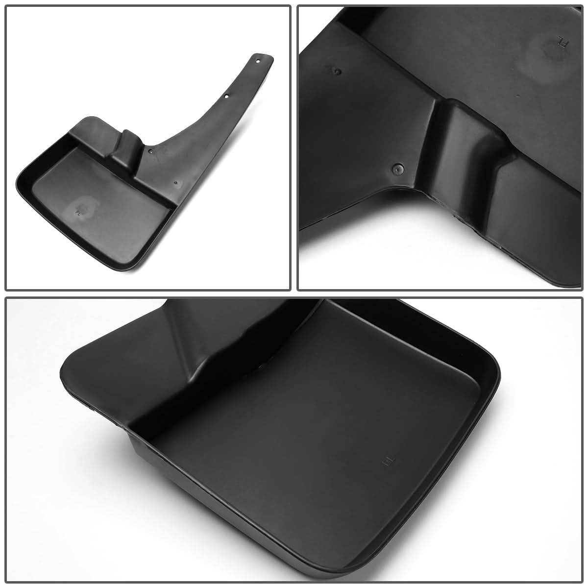 09-18 Dodge Ram 1500/2500/3500 Mud Guard Flaps 4pc Set - Matte Black