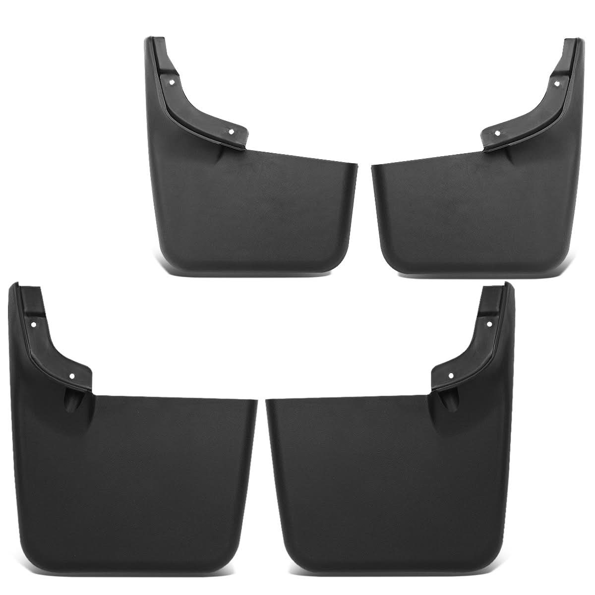 2004-2014 Ford F-150 Mud Guard Flaps 4PC Set Matte Black