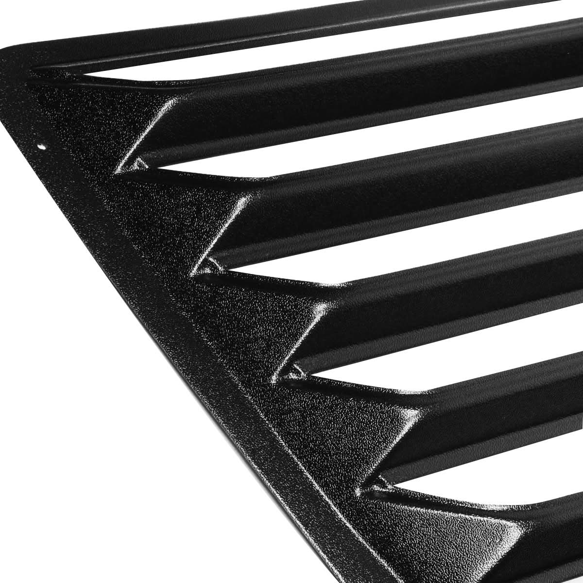 97-17 Chevrolet Express GMC Savana Rear Window Louver 2PC Black