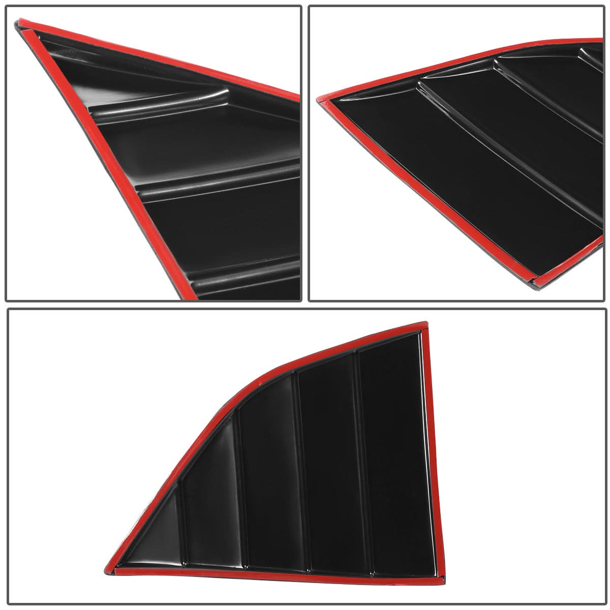2008-2019 Dodge Challenger Side Window Louvers - 2 Piece