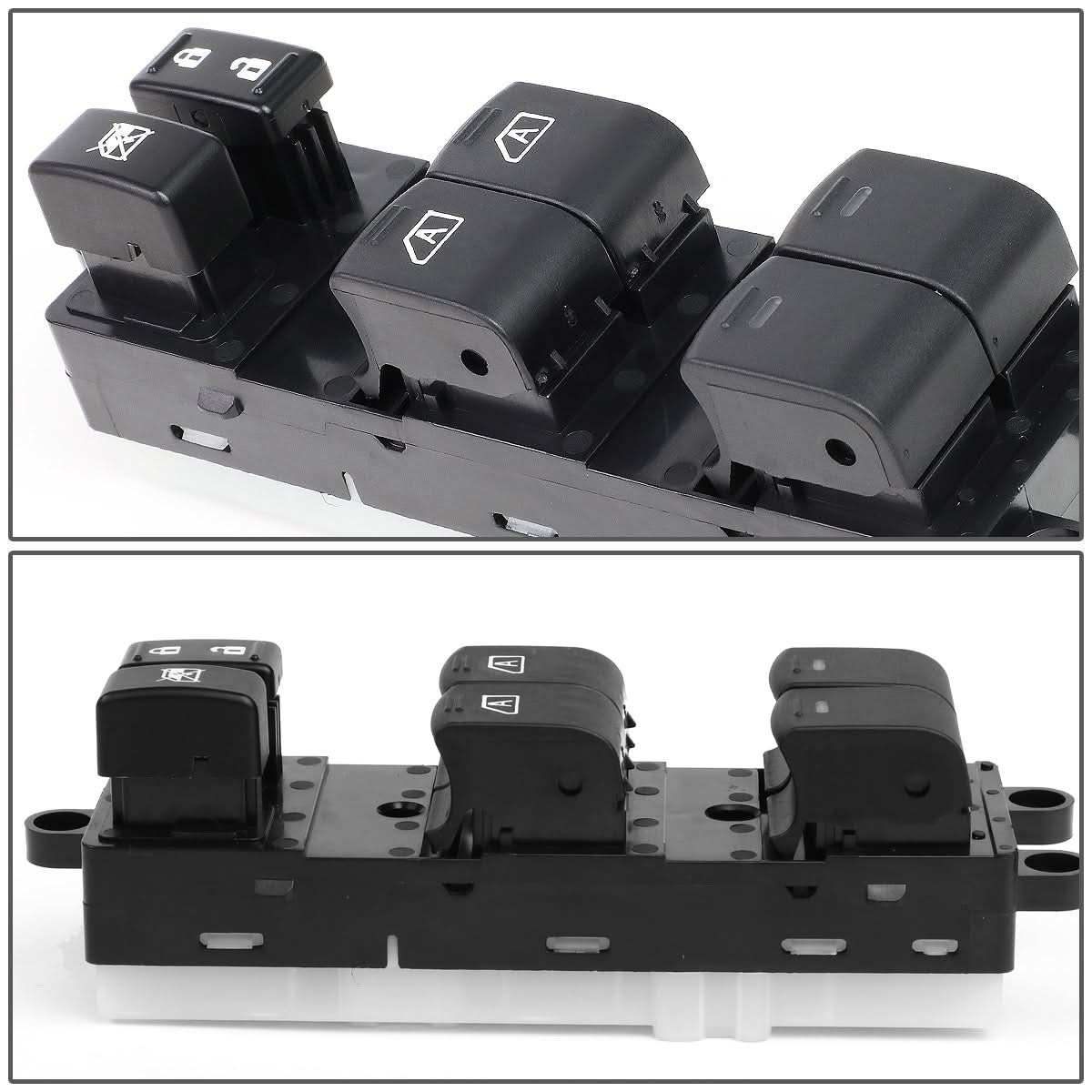 07-12 Nissan Pathfinder Power Window Switch - Driver Side Black