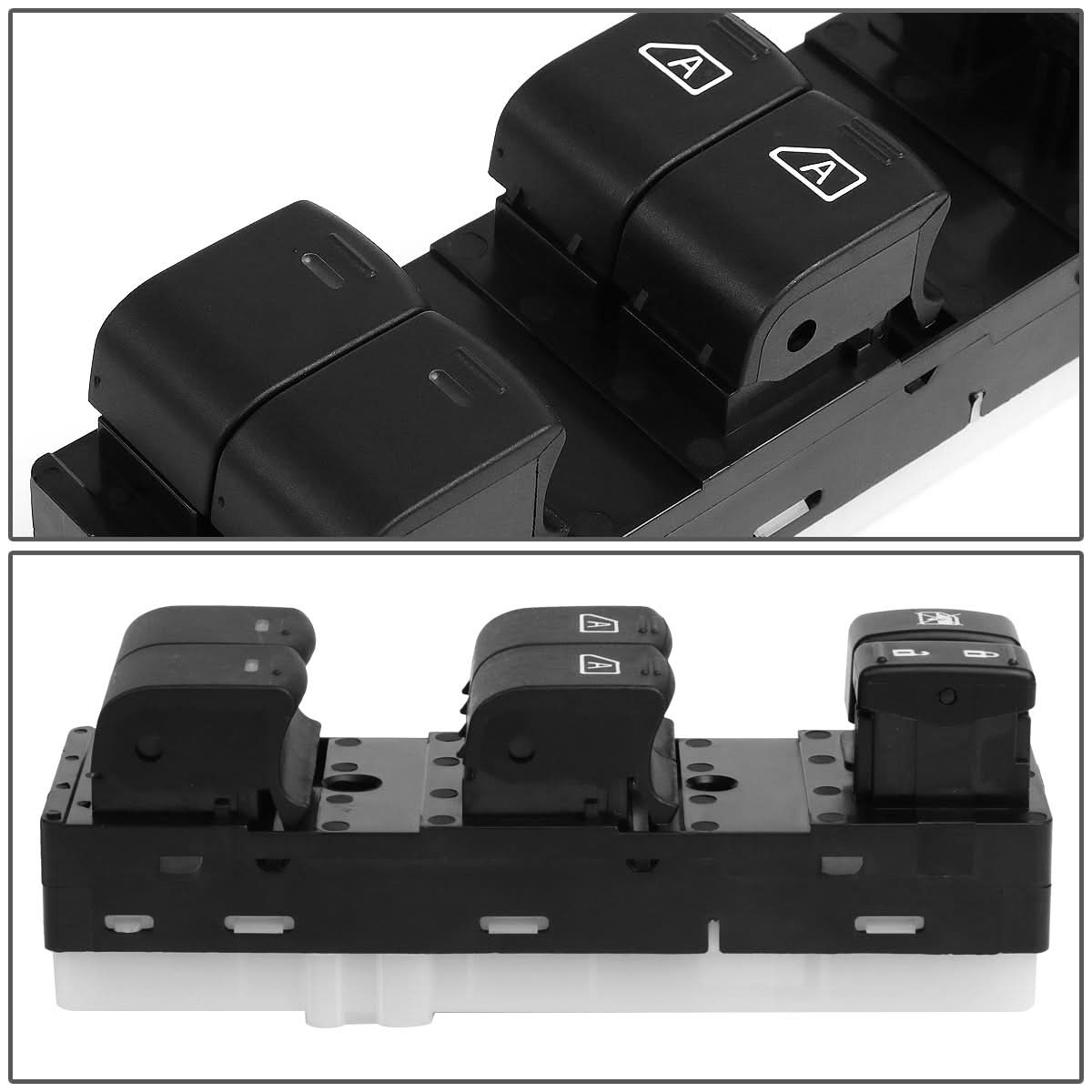 07-12 Nissan Altima Power Window Switch - Driver Side Black