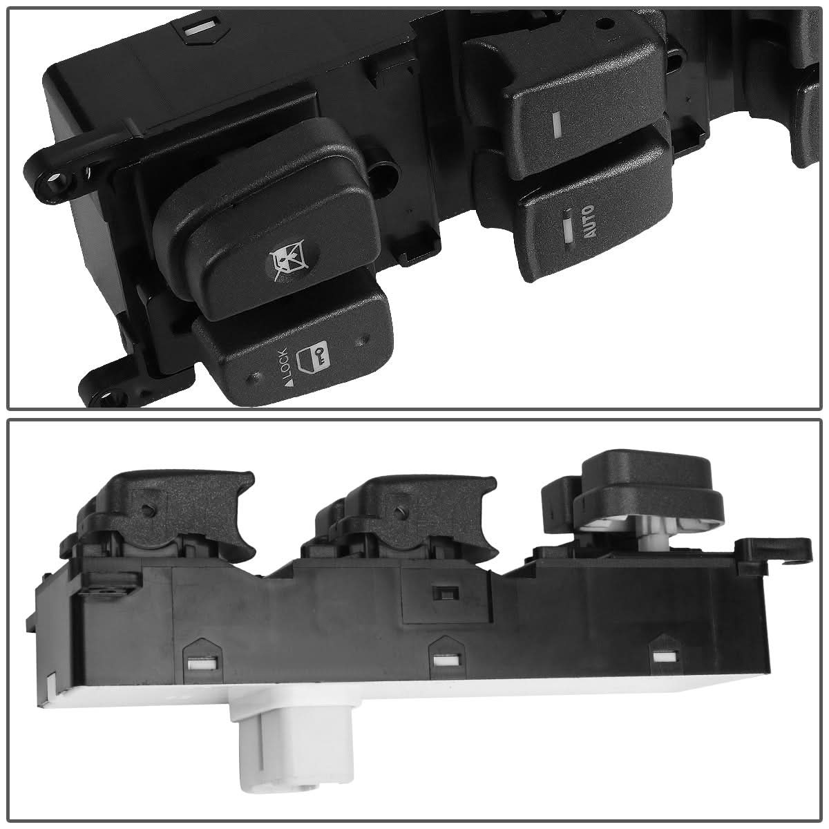 08-10 Hyundai Sonata Power Window Switch - Driver Side Black