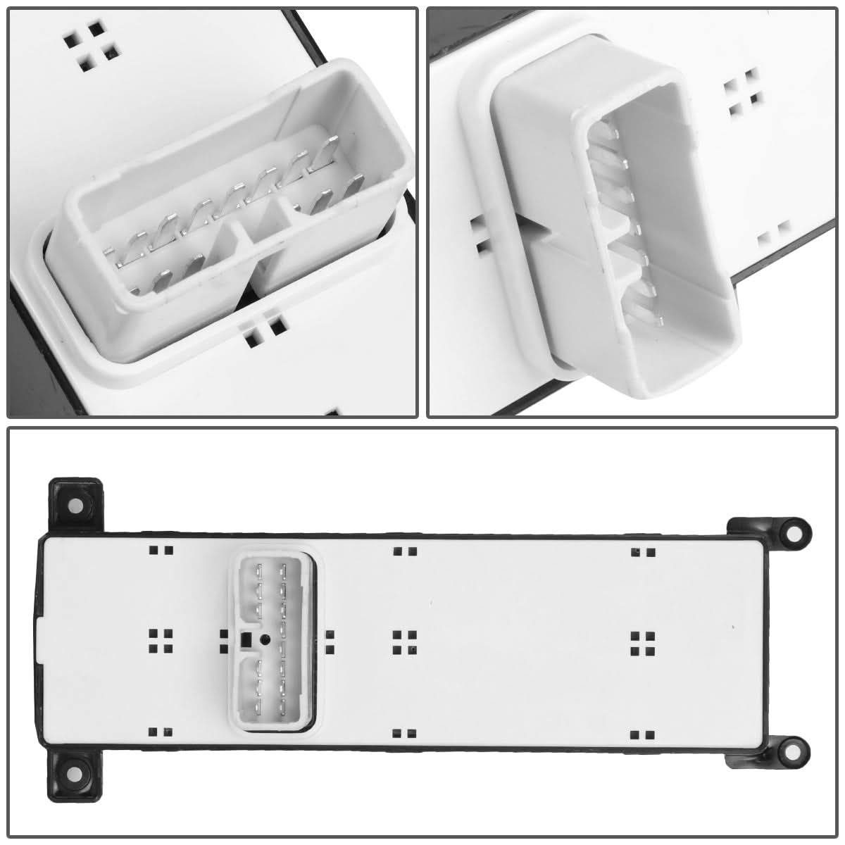 08-10 Hyundai Sonata Power Window Switch - Driver Side Black