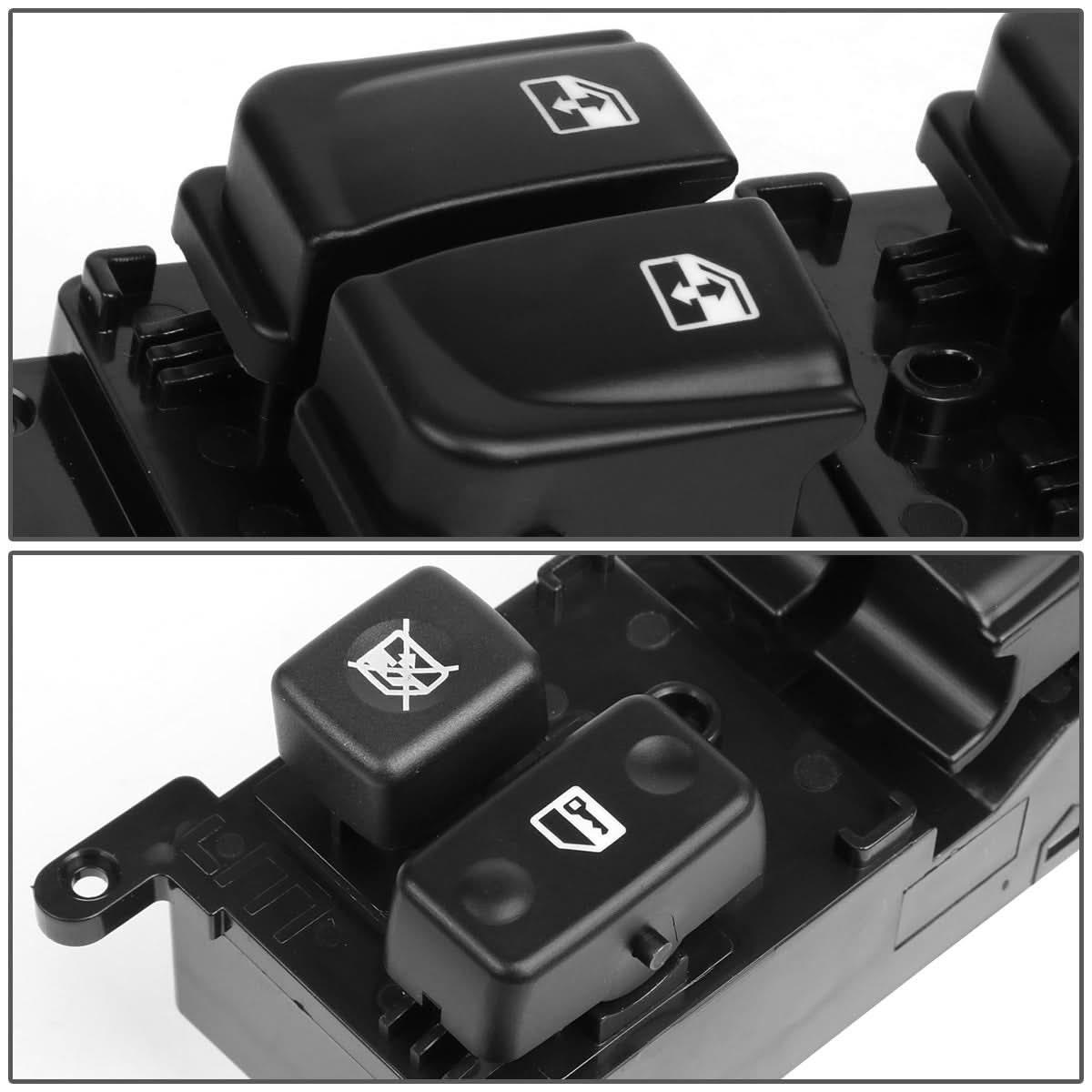 05-07 Hyundai Sonata Power Window Switch - Driver Side Black