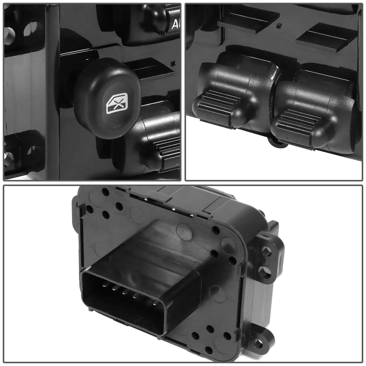 2005-2007 Jeep Liberty Power Window Switch - Driver Side Black