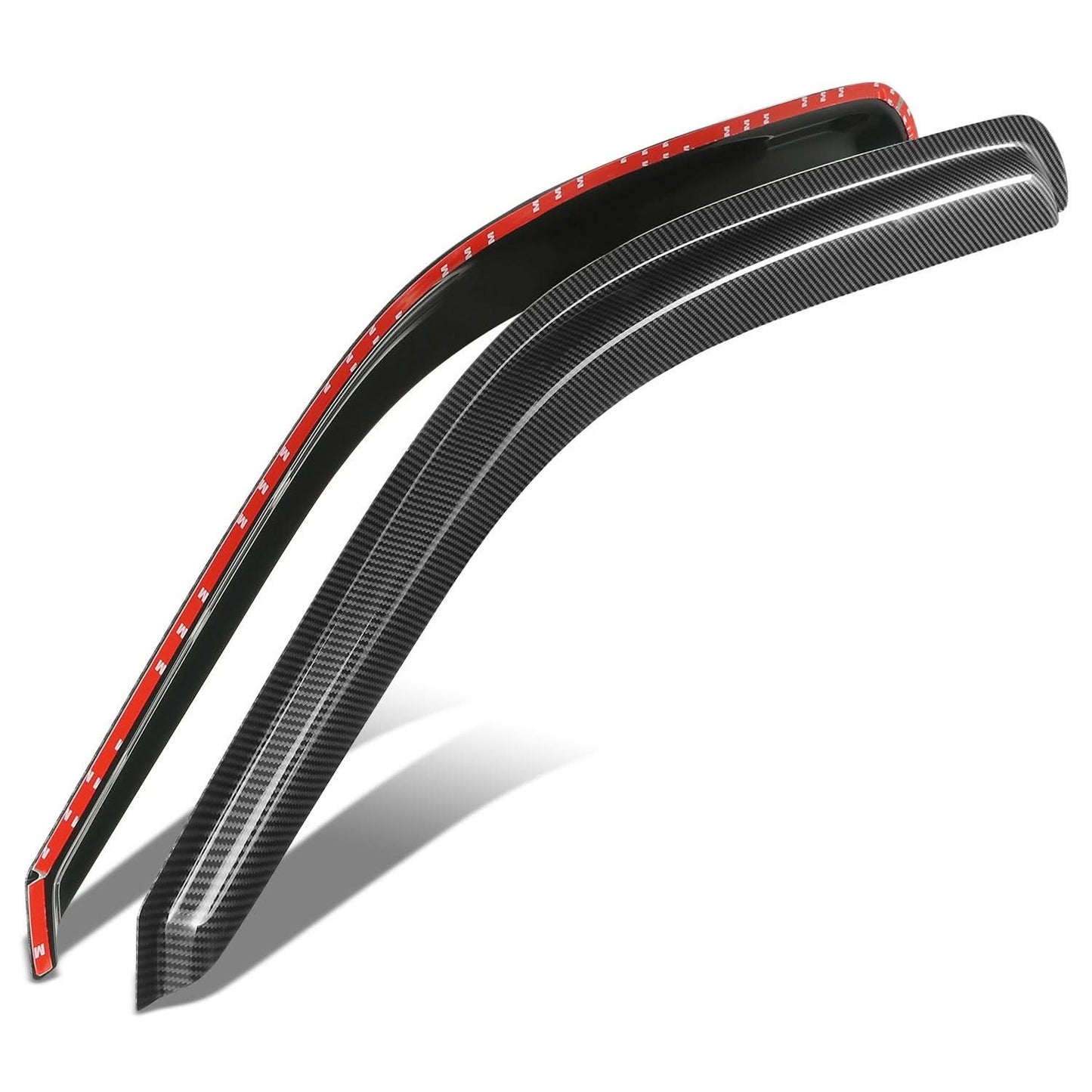 99-07 Chevrolet Silverado GMC Sierra Standard Cab Window Visors Carbon Fiber