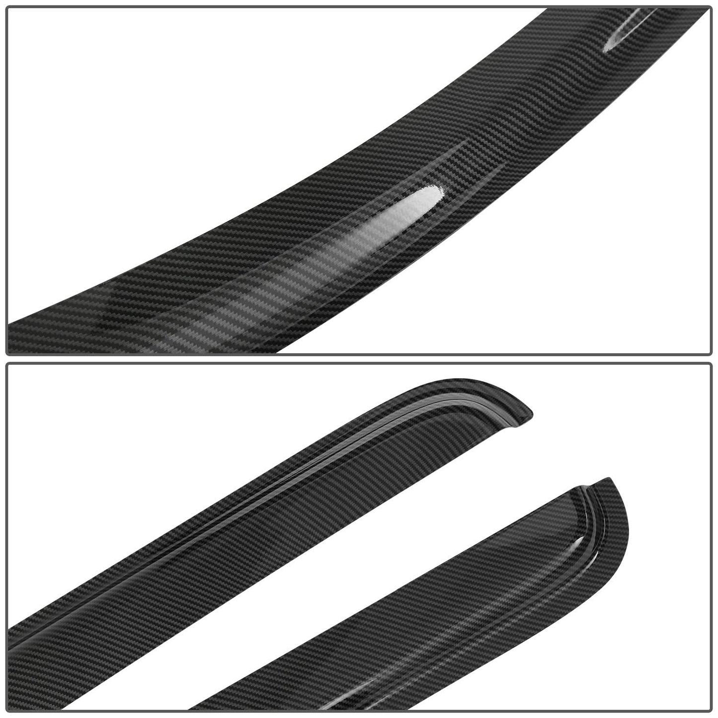 04-09 Dodge Durango Carbon Fiber Pattern Window Visors 4PCS Black