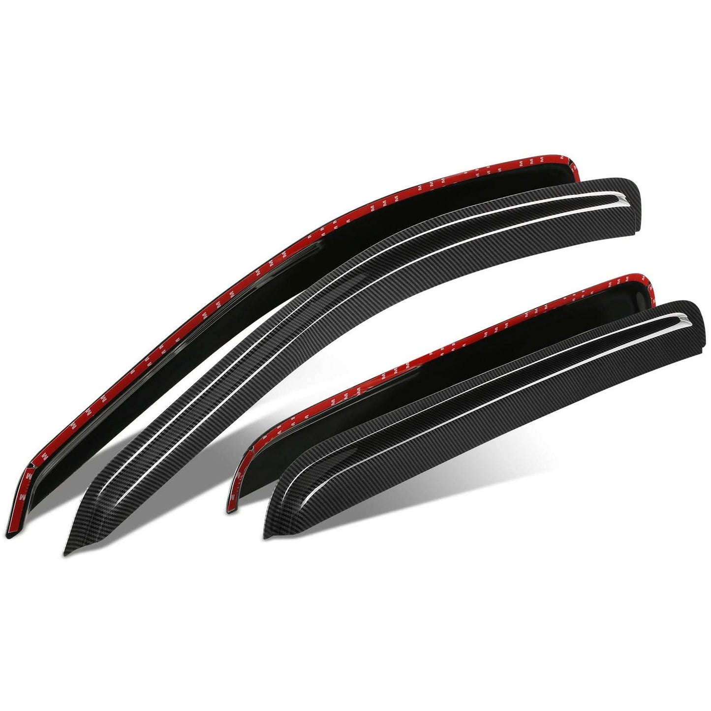 04-09 Dodge Durango Carbon Fiber Pattern Window Visors 4PCS Black