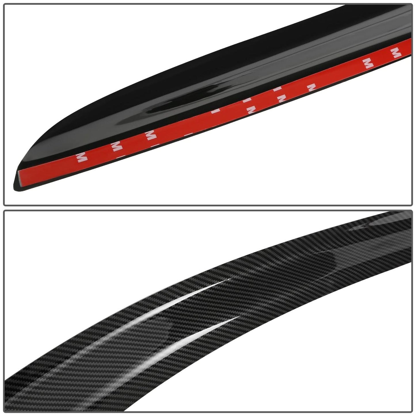 02-09 Dodge Ram Carbon Fiber Style Window Visors Crew Cab 4pc