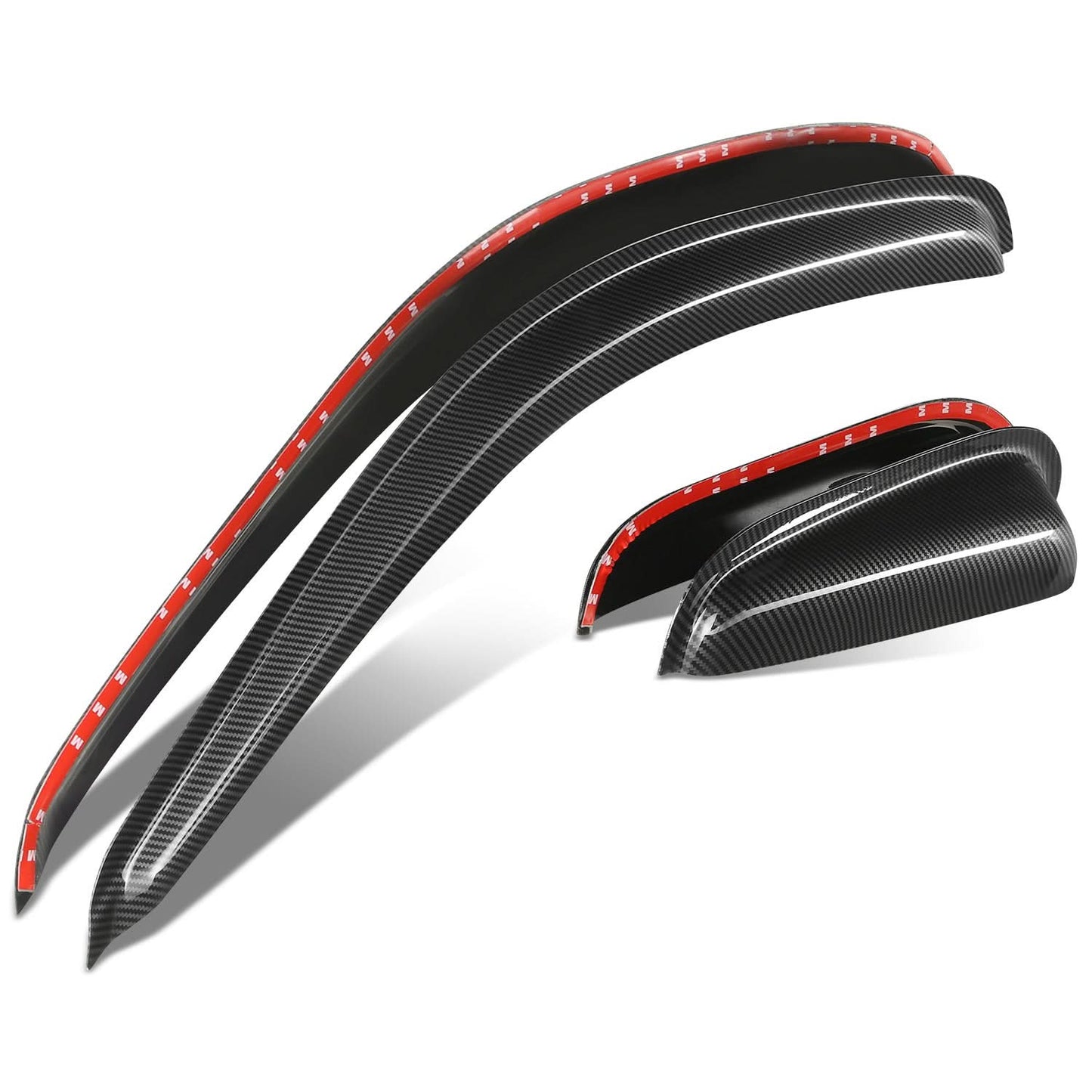 95-04 Toyota Tacoma Extended Cab Window Visors Carbon Fiber
