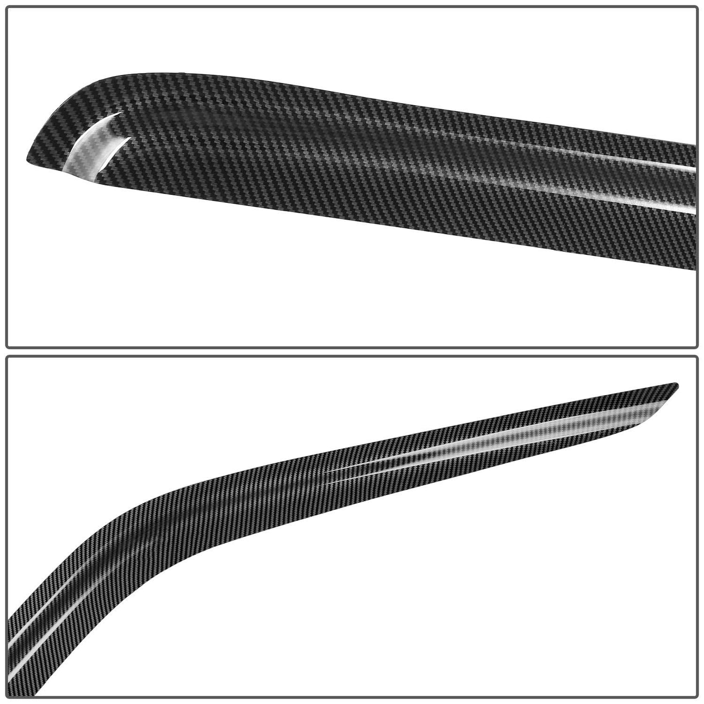 00-04 Nissan Frontier Carbon Fiber Pattern Window Visors 4pc Set