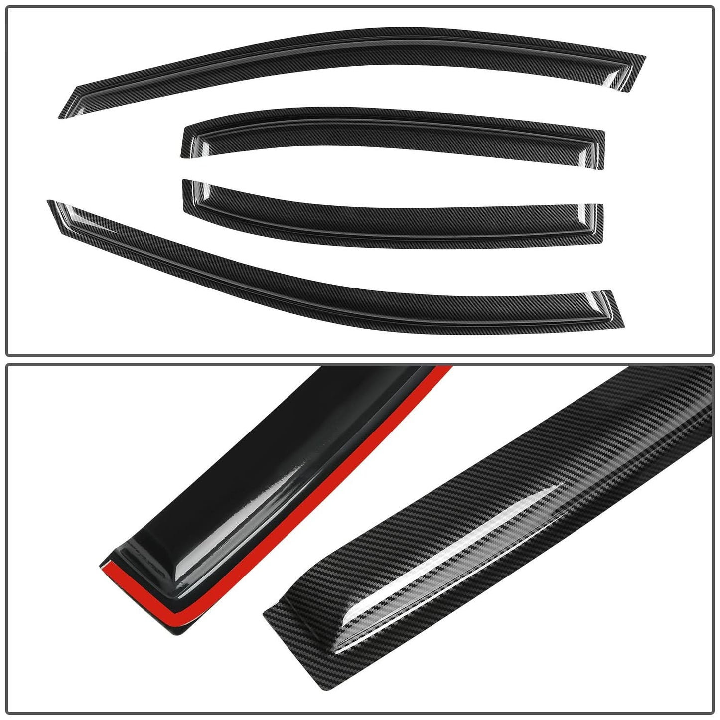 2006-2010 Hyundai Sonata Window Visors 4PCS Smoke