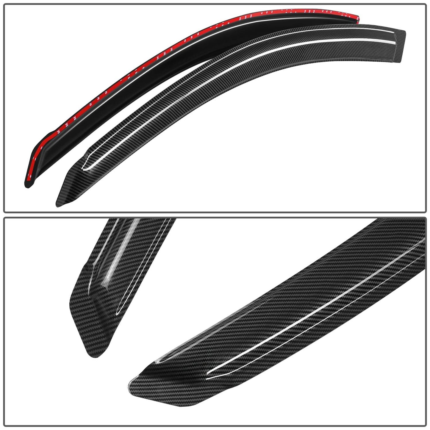 2005-2009 Scion TC Dark Smoke Window Visors 2PCS