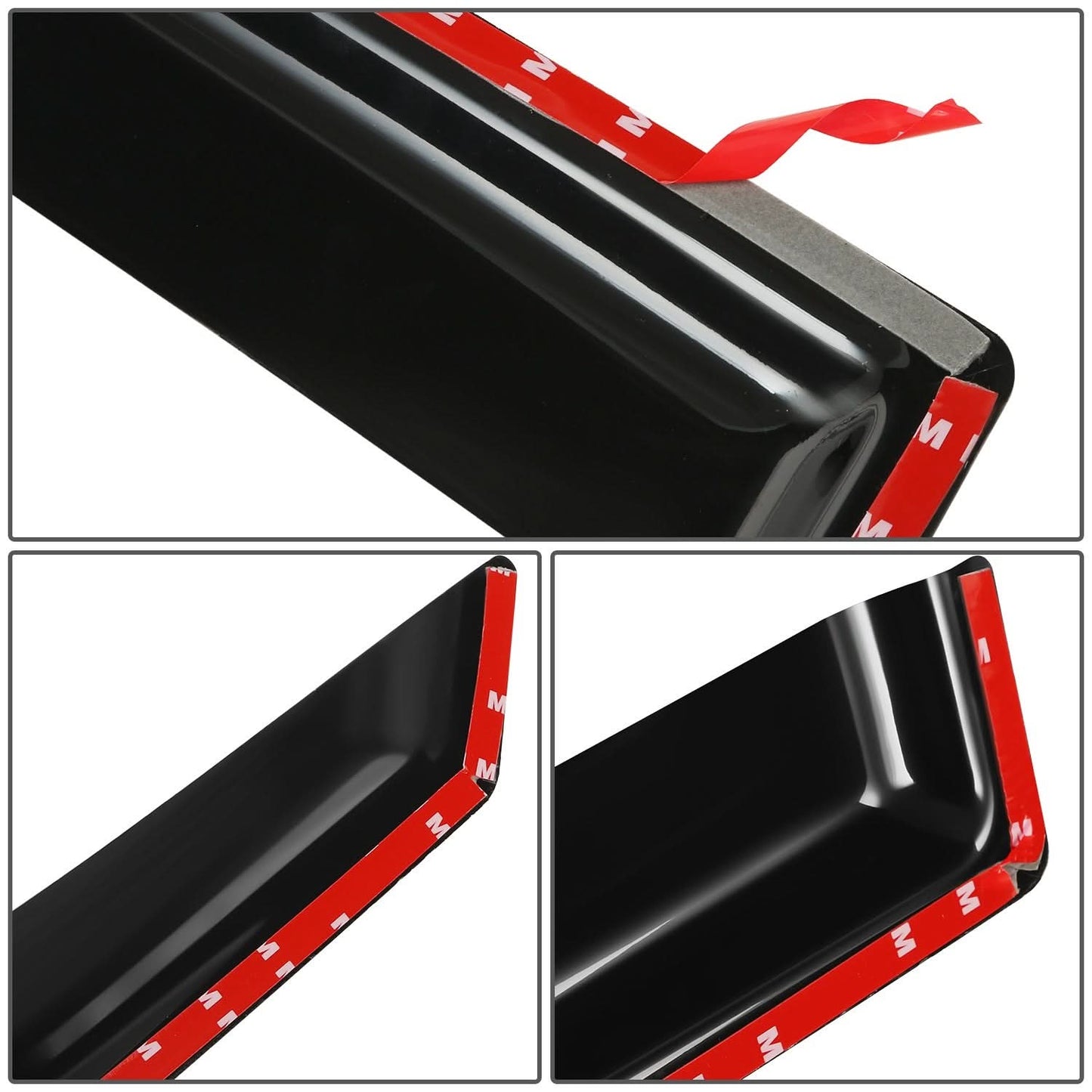 01-10 Chrysler PT Cruiser Window Visors Carbon Fiber 4PCS Black