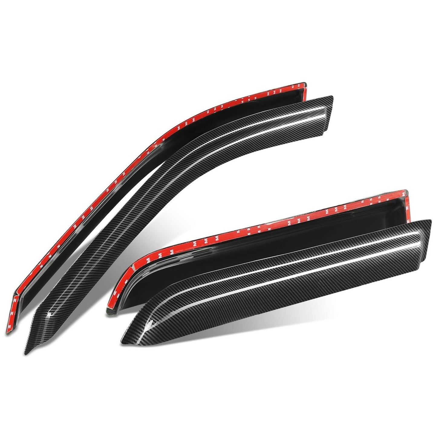 07-10 Ford Explorer Sport Trac Carbon Fiber Pattern Window Visors