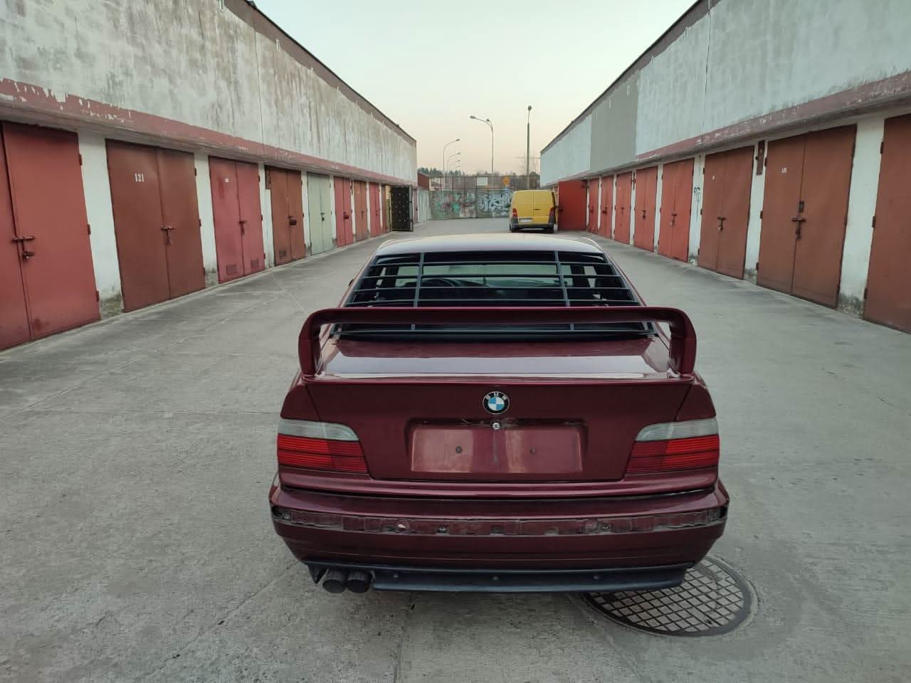 BMW E36 Coupe Series 3 Black Back Windshield Louvers (1992 - 1999)