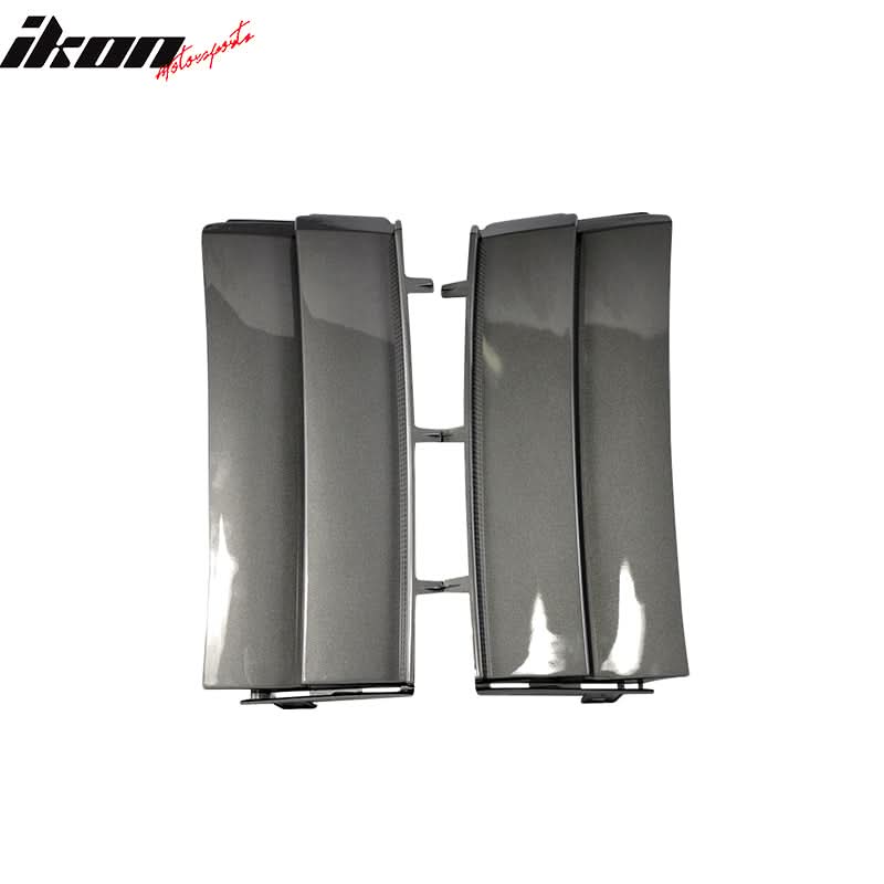 Fits 03-12 Land Range Rover L322 Side Vents Mesh Grille Gray Silver