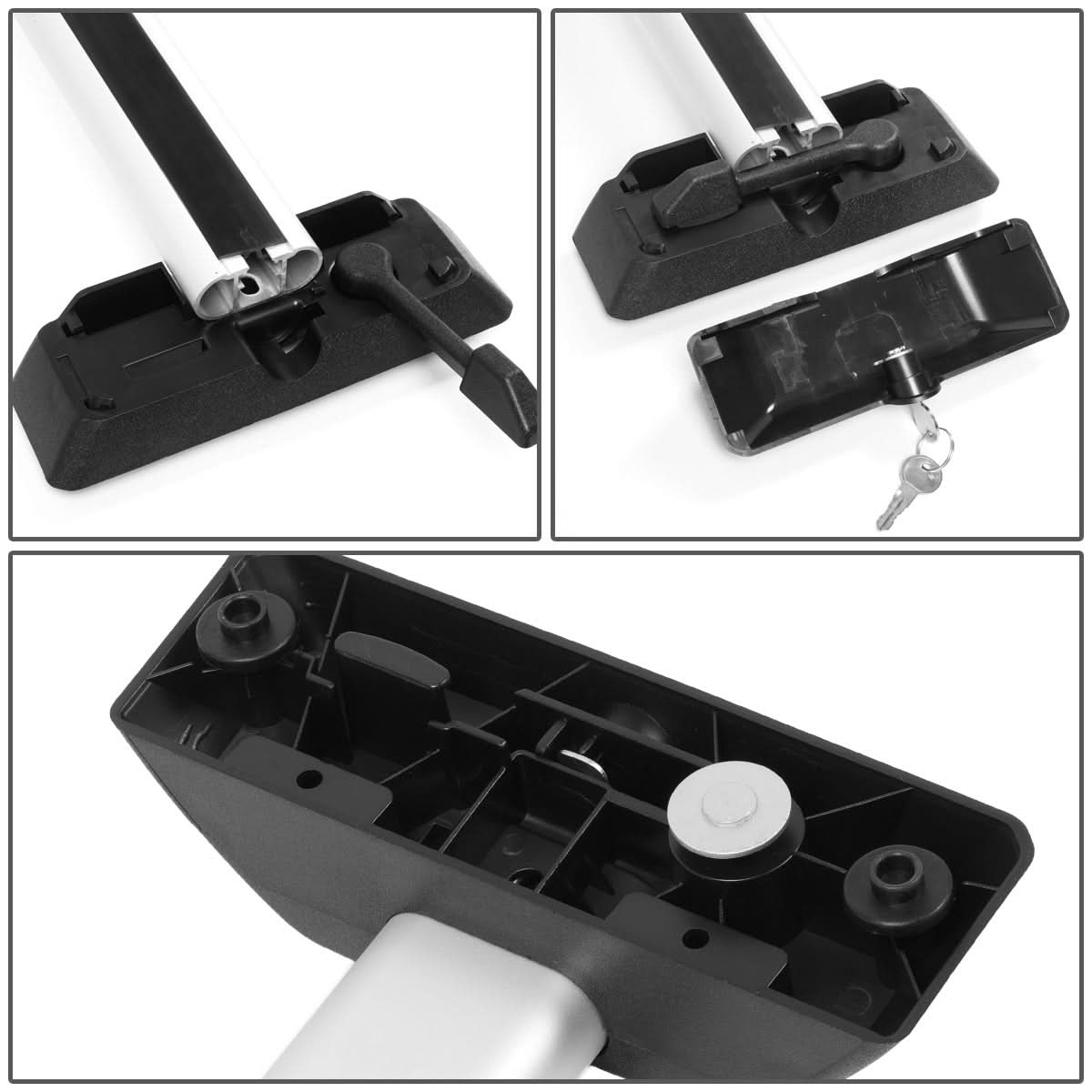 06-10 Hummer H3 Roof Rack Cross Bar - Mounts onto OEM Rails