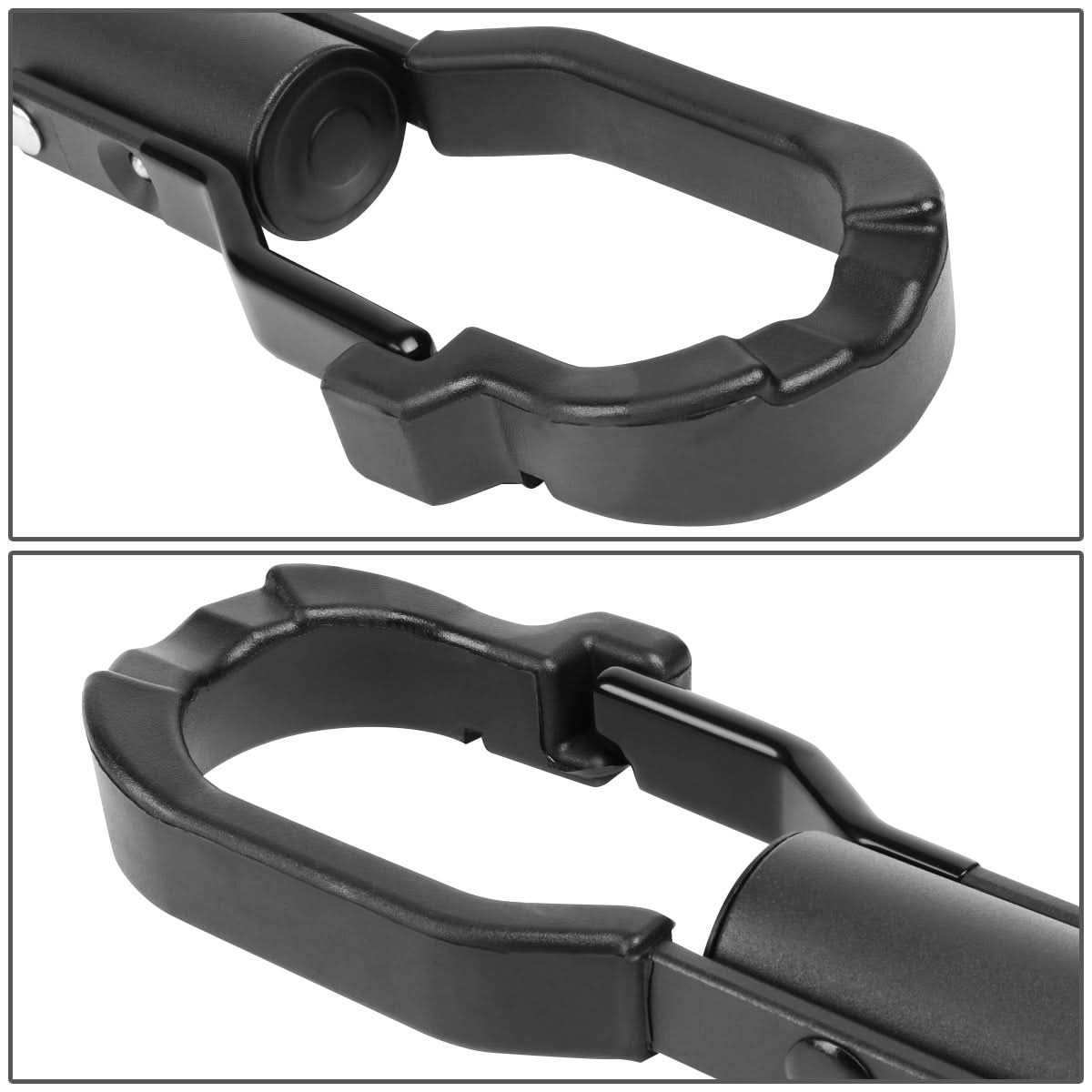 Adjustable Bicycle Tube Top Adapter - 60-80CM Rear Black
