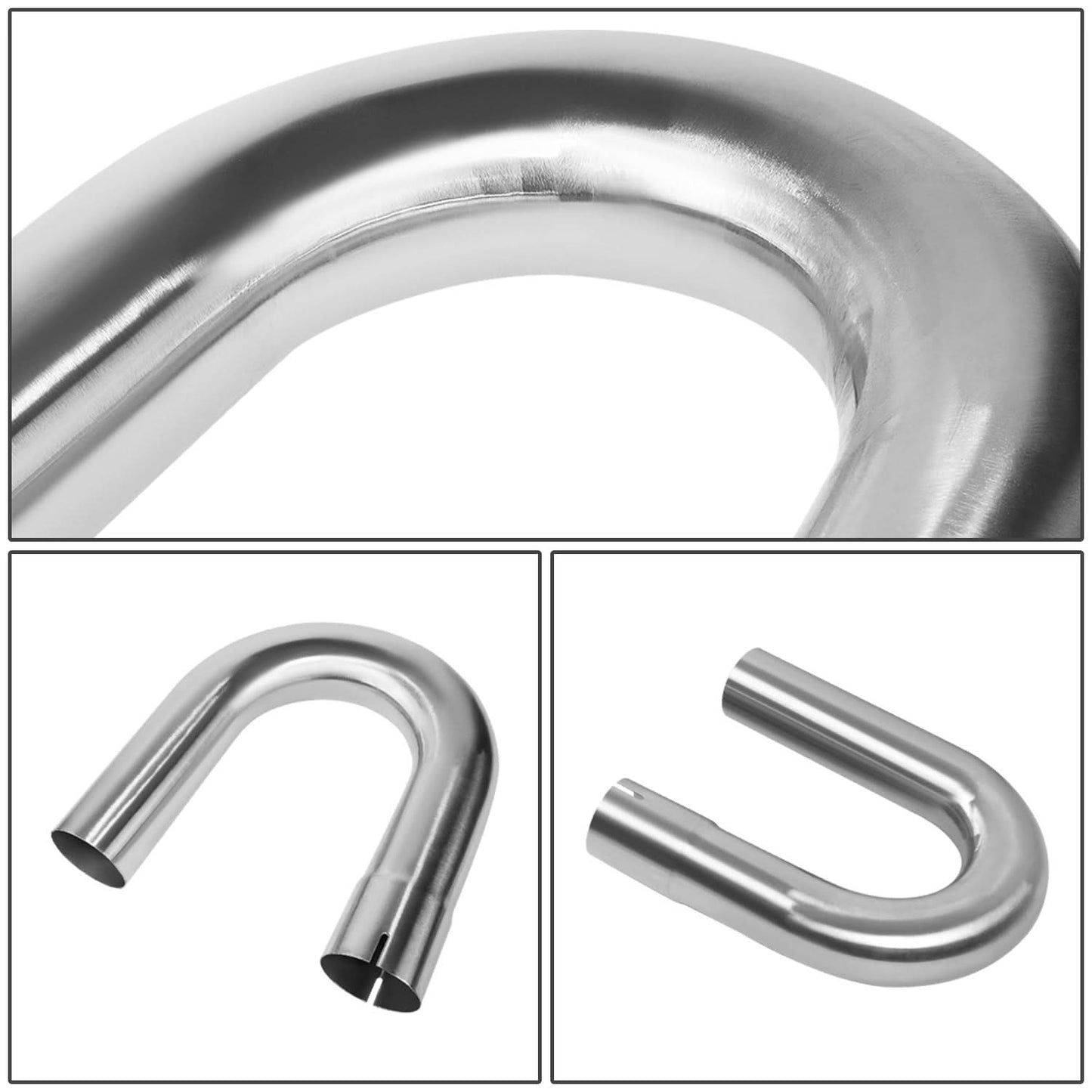 2" Stainless Steel DIY Custom Exhaust Pipes 8 Piece Kit