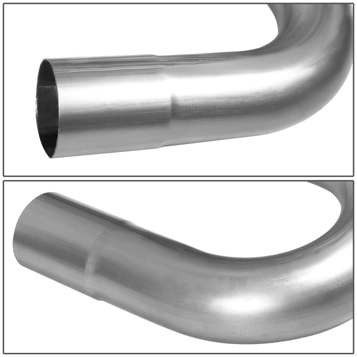 Universal 2.25" Polished Exhaust Piping Kit