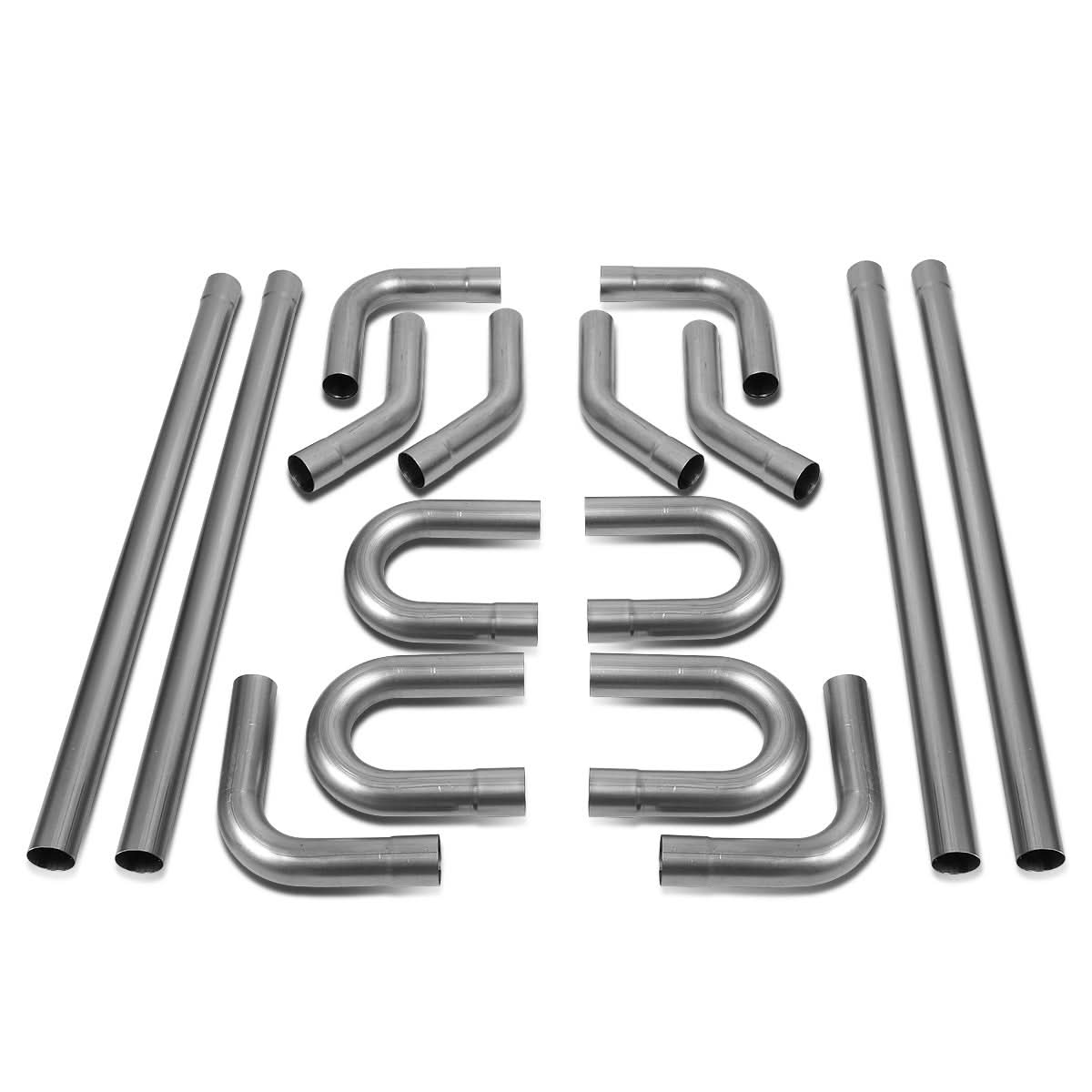 Universal 2.5" Polished Exhaust Piping Kit