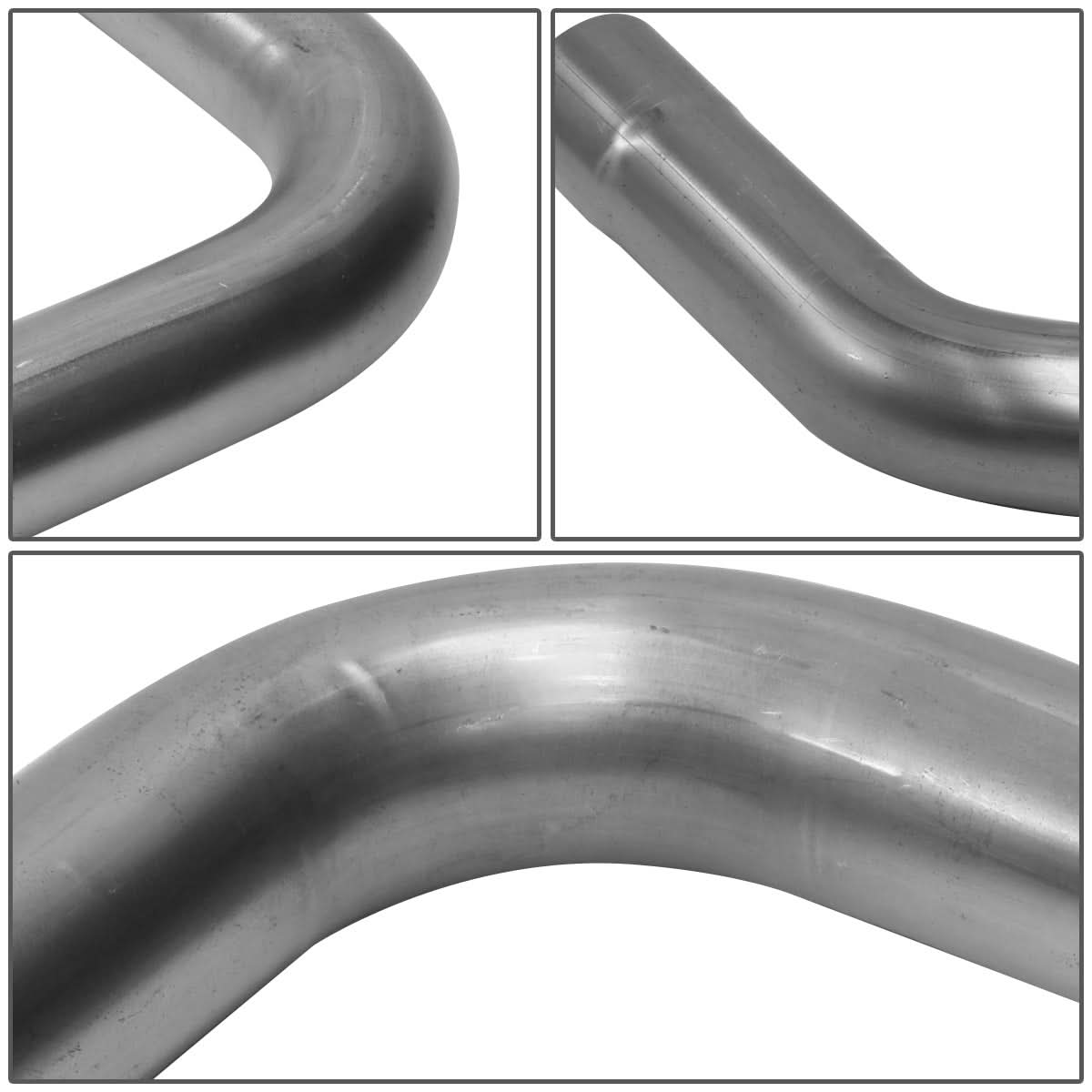 Universal 2.5" Polished Exhaust Piping Kit
