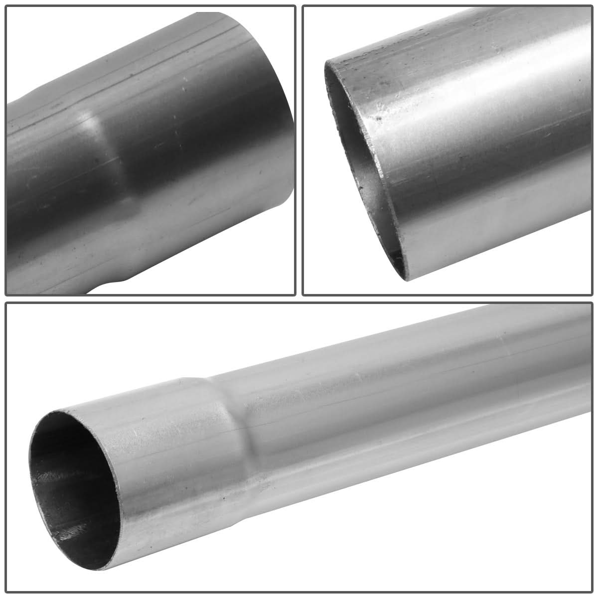 Universal 2.5" Polished Exhaust Piping Kit