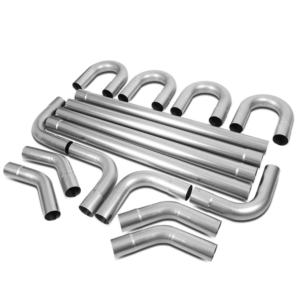 Universal 3" Polished Exhaust Piping Kit