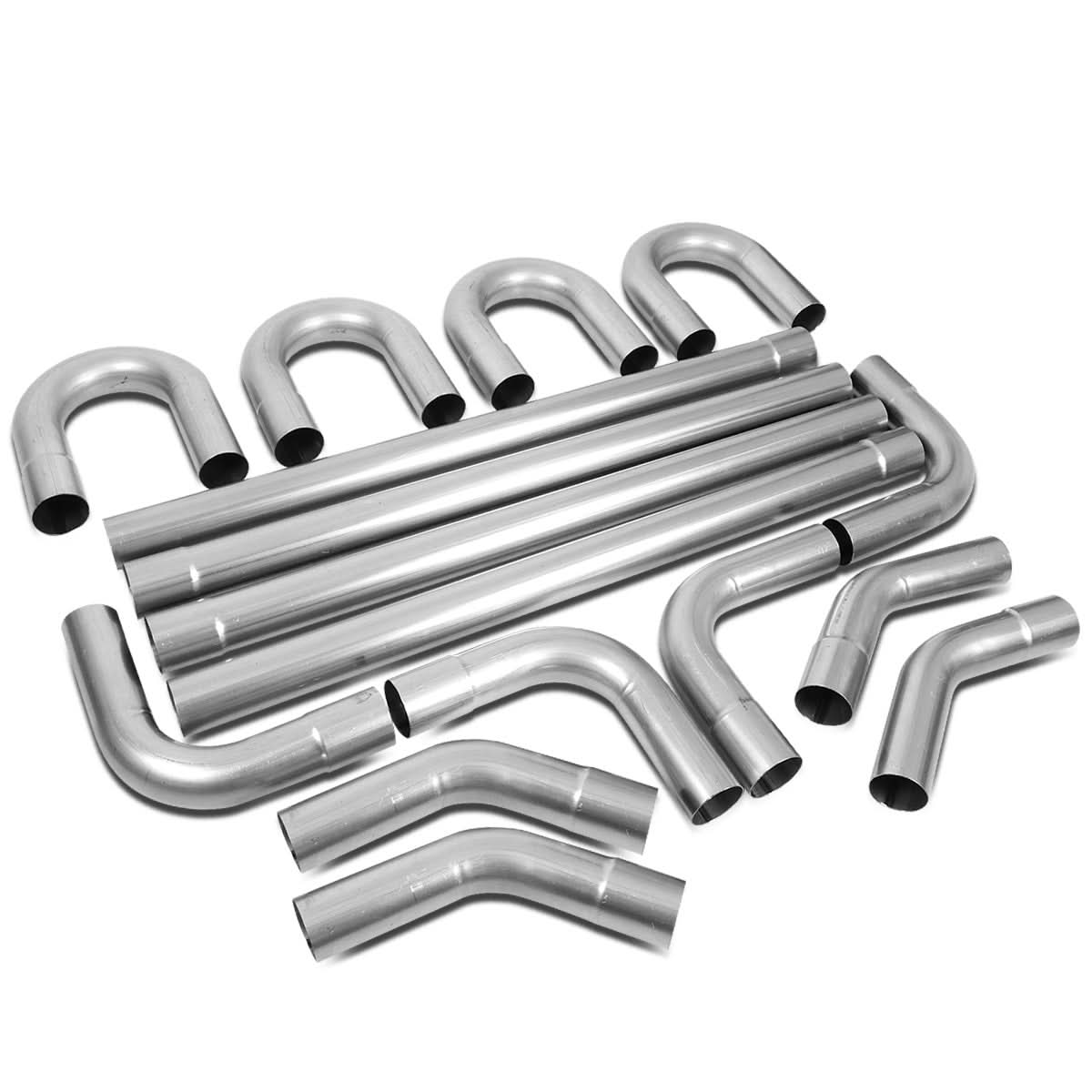 Universal 3" Polished Exhaust Piping Kit